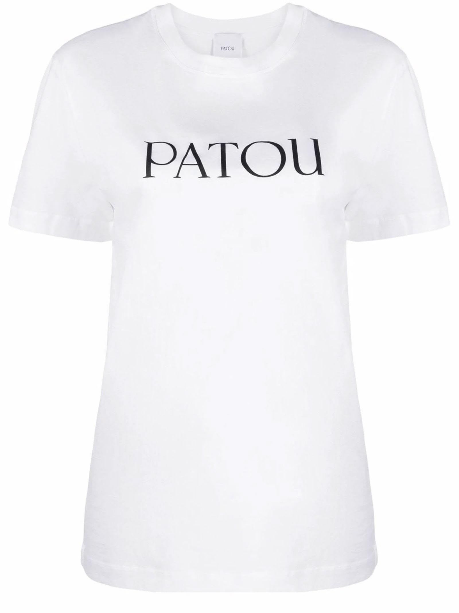 Shop Patou White Organic Cotton T-shirt