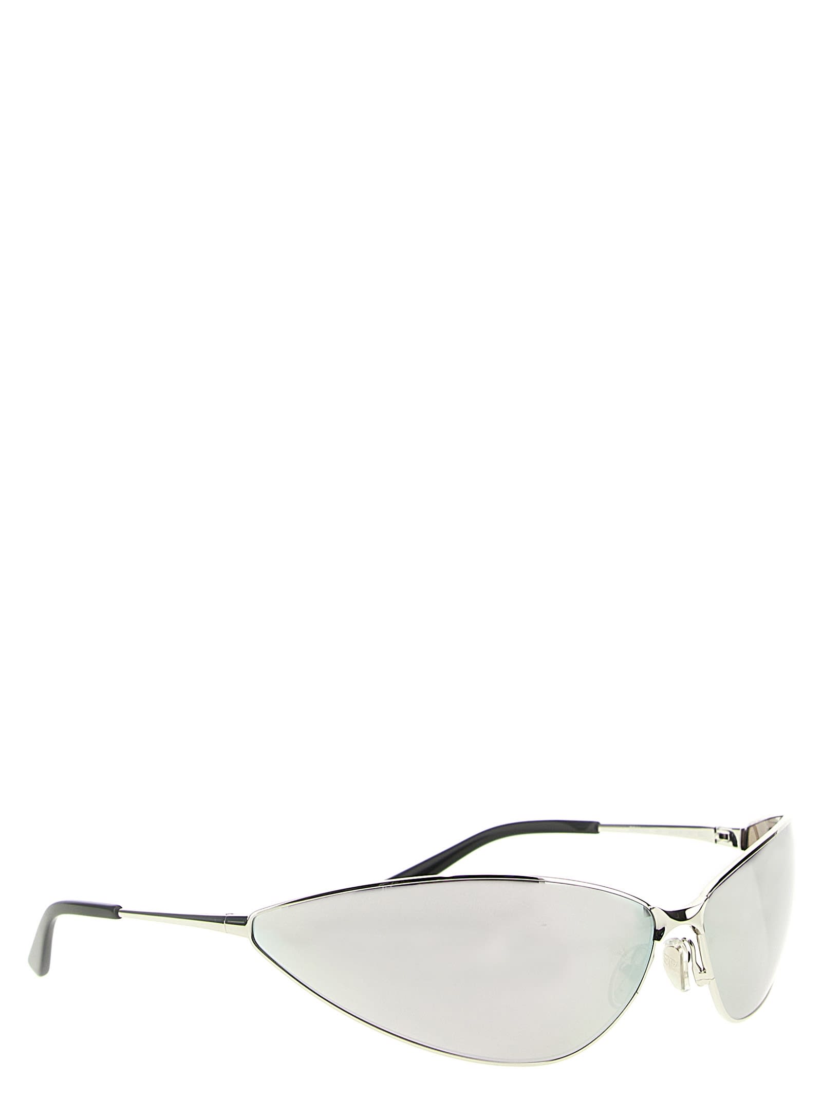 Balenciaga Razor Cat Sunglasses In Silver