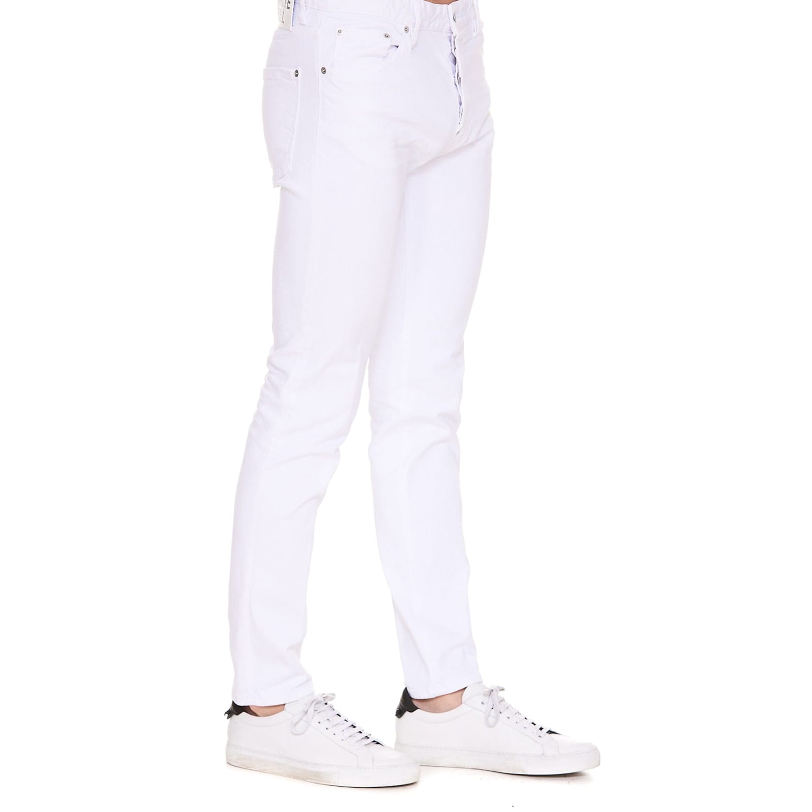 Shop Dsquared2 White Bull Slim Jeans