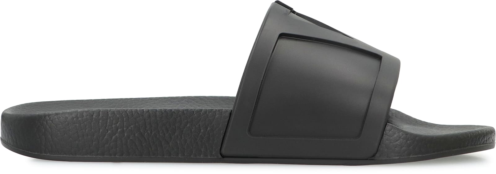 Valentino Coolside Rubber Slides In Black