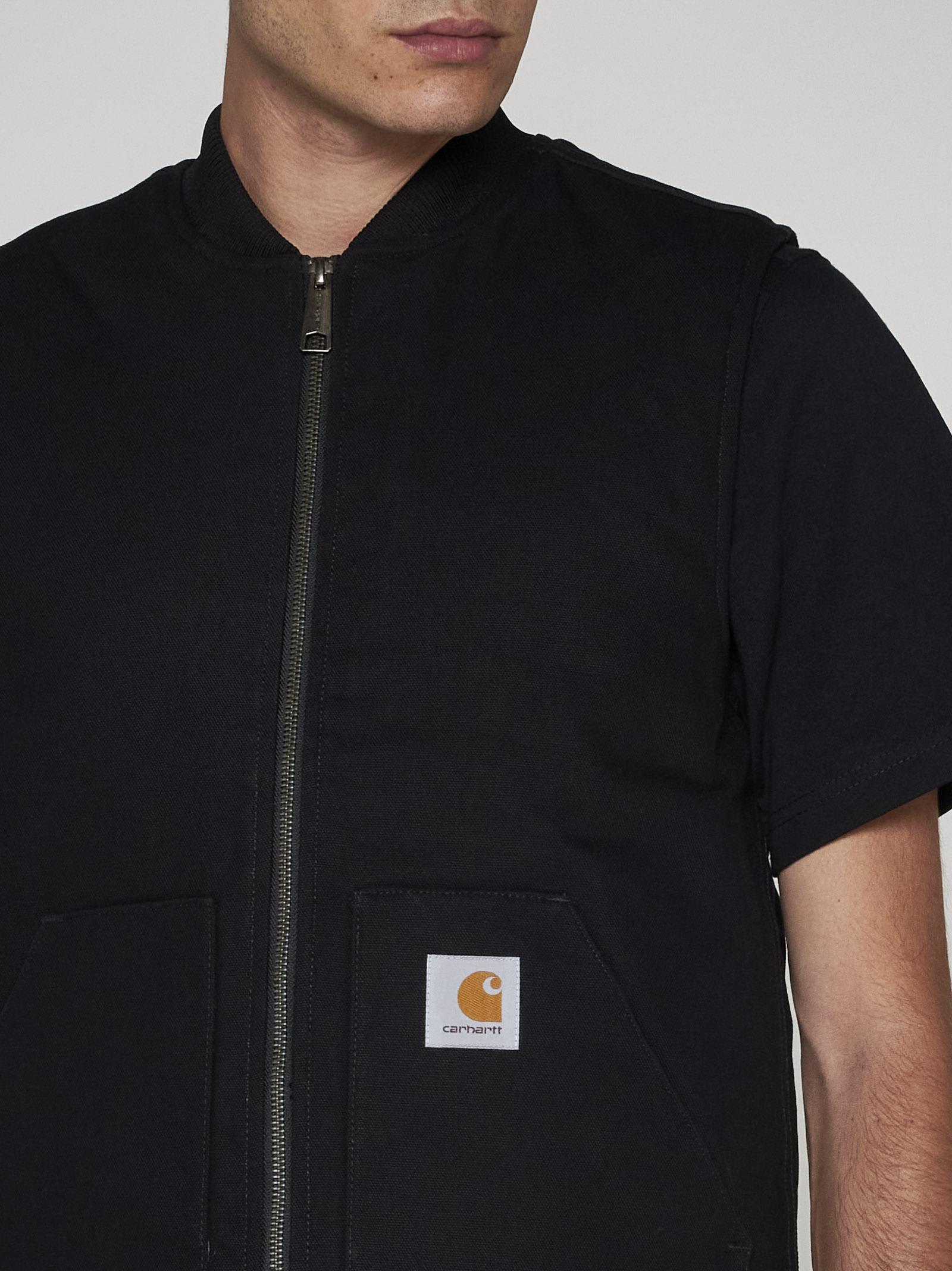 Shop Carhartt Cotton Vest In Black