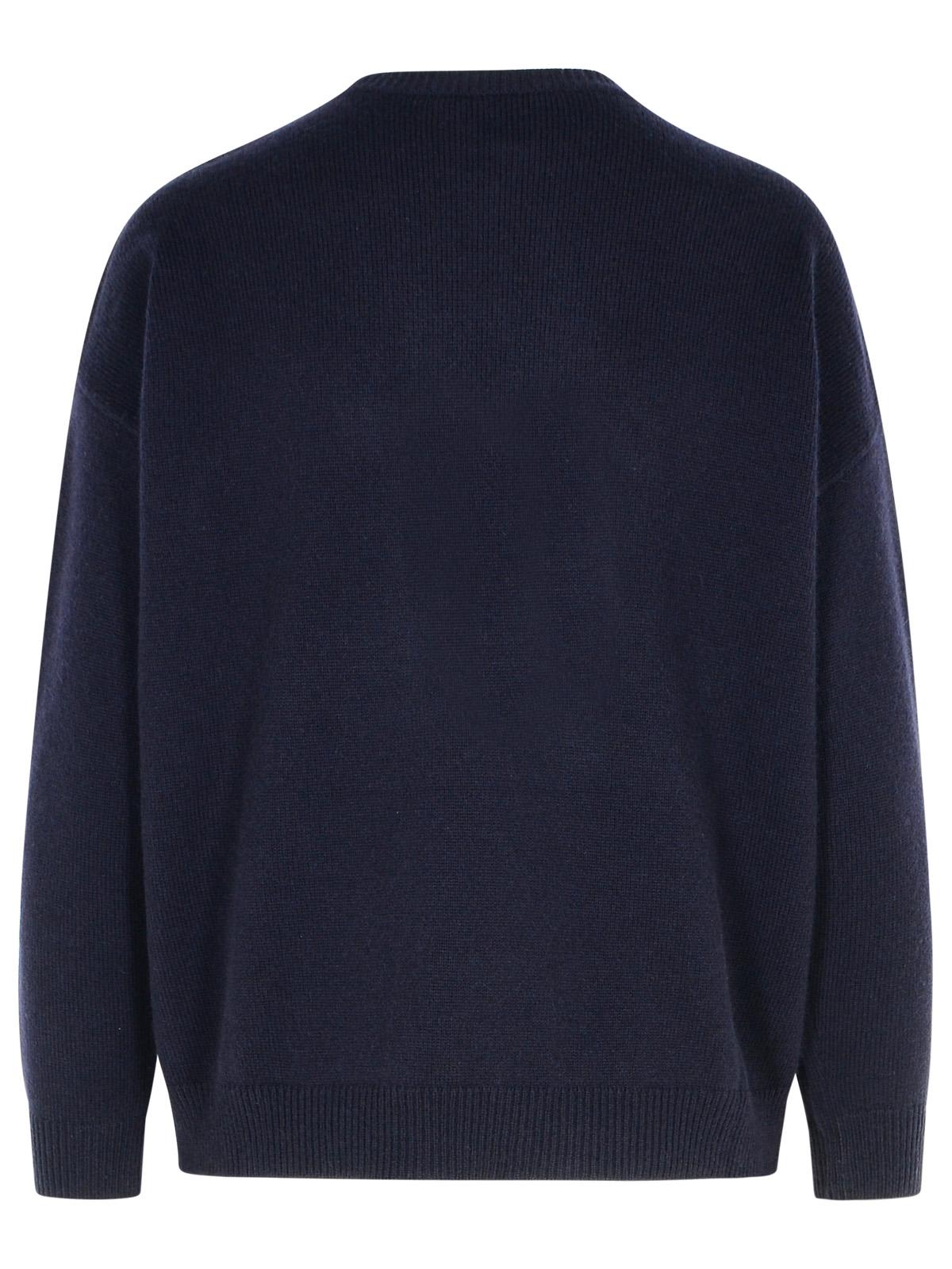 Shop Max Mara Vicolo Sweater In Blue Cashmere Blend