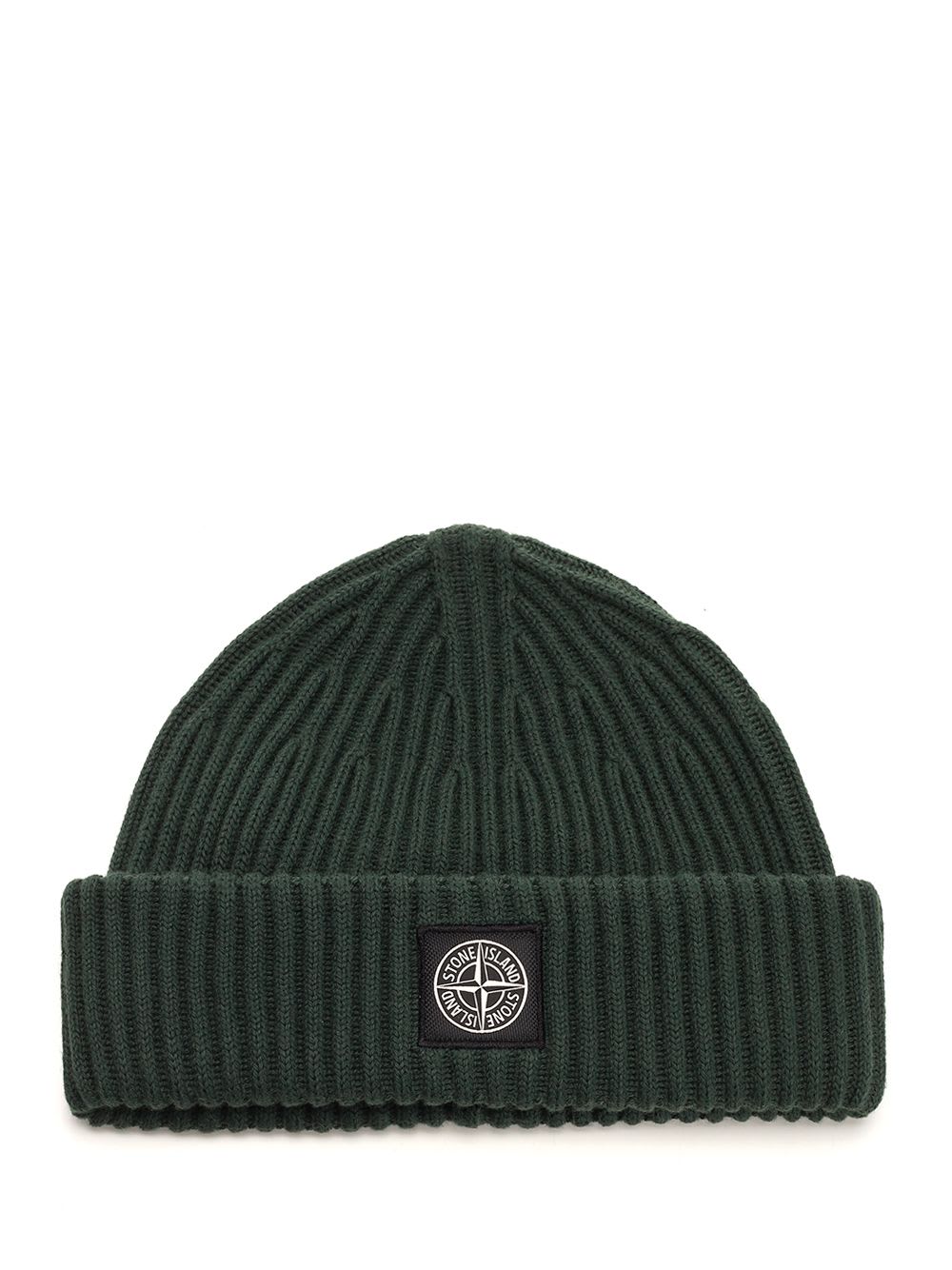 Shop Stone Island Rws Wool Hat In Green