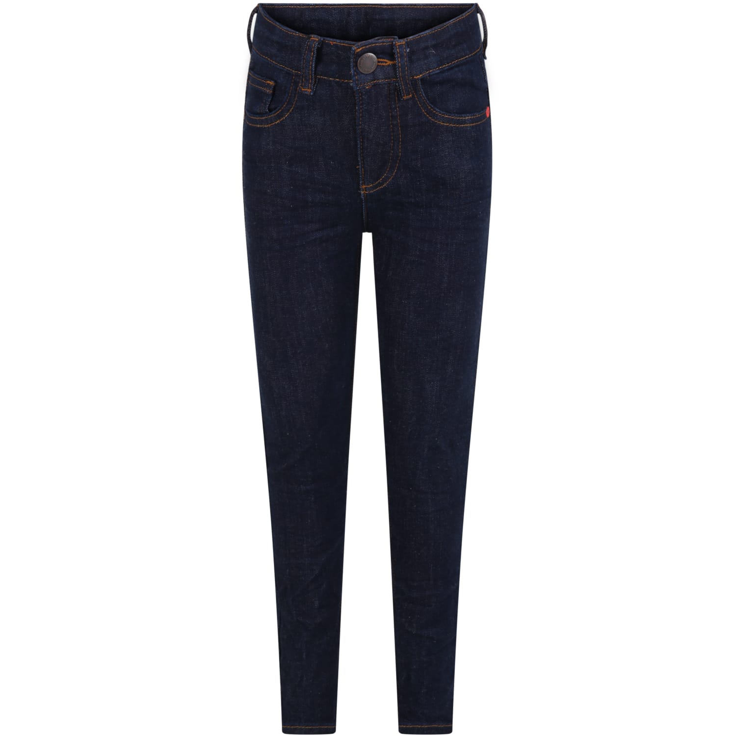 Molo Blue Jeans For Girl With Logo
