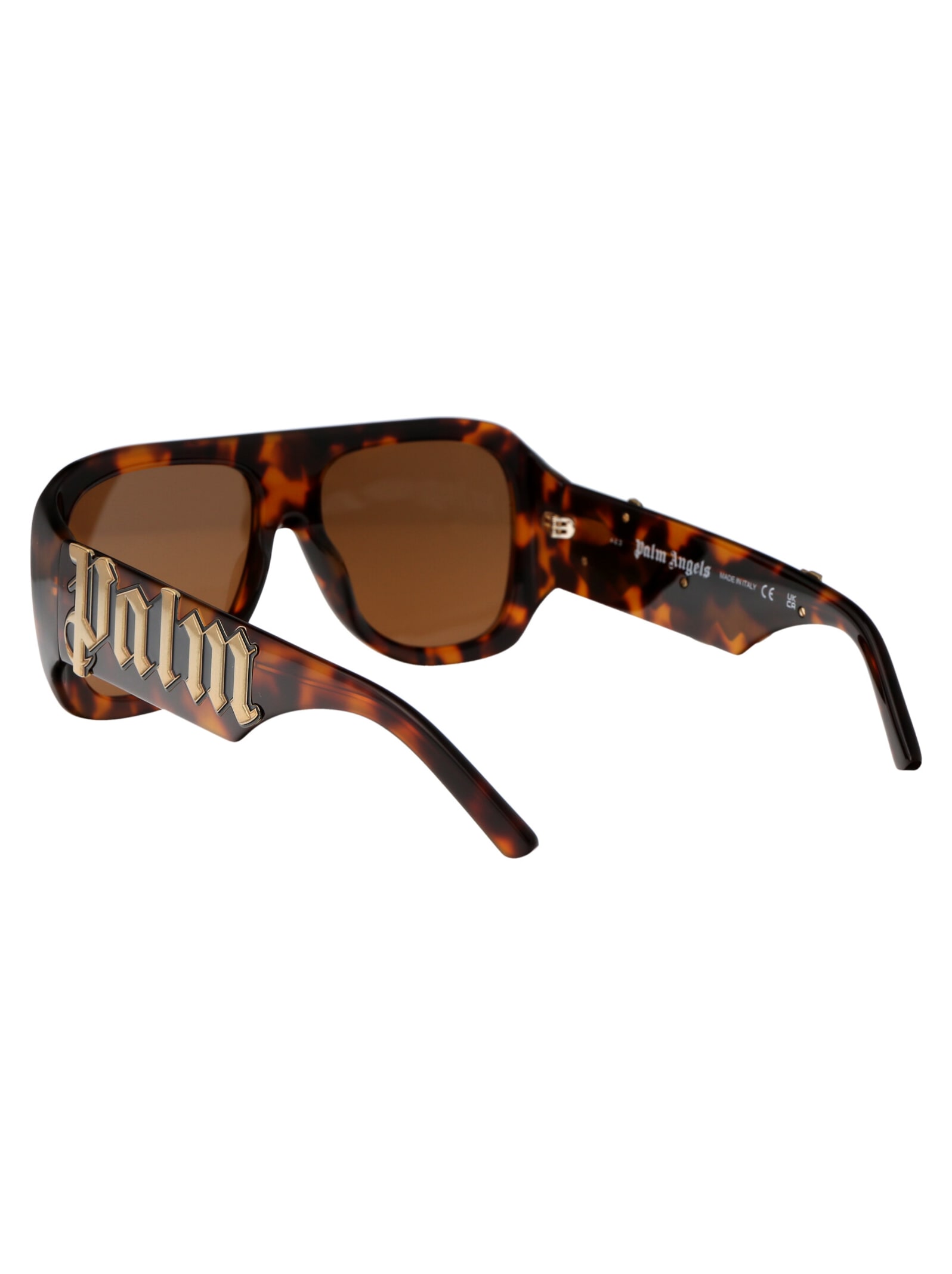 Shop Palm Angels Sonoma Sunglasses In 6017 Havana