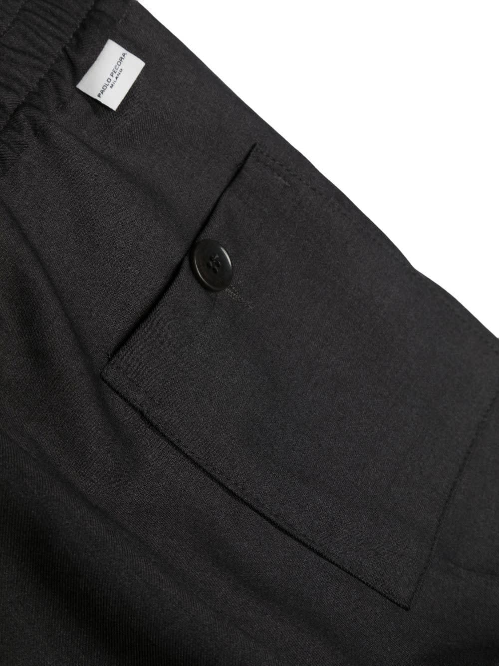 Shop Paolo Pecora Slim Trousers In Gray
