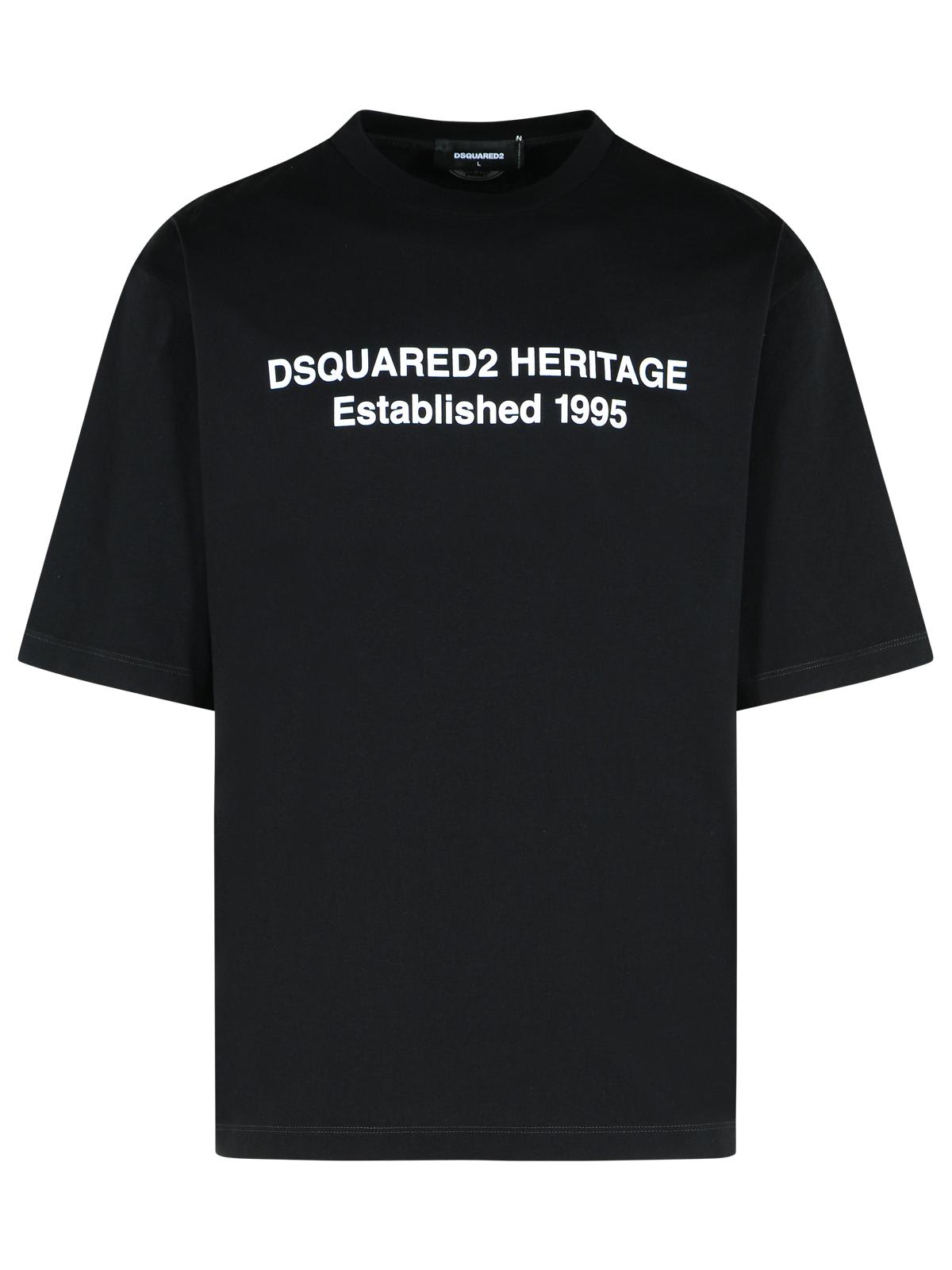 Dsquared2 Short-sleeved T-shirt In Black