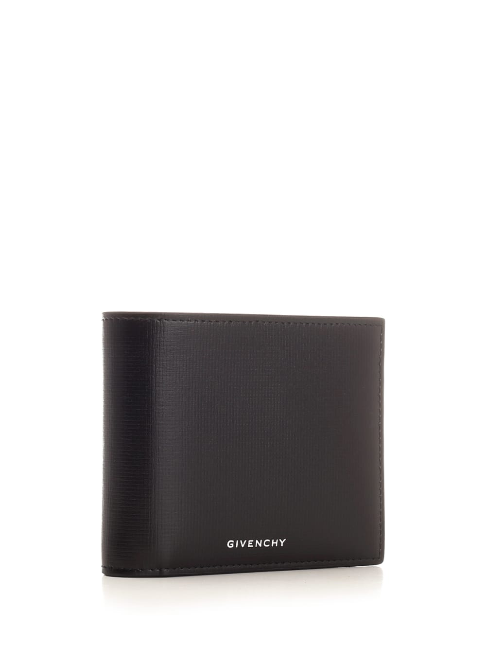 Givenchy 4g Leather Bi-fold Wallet In Black