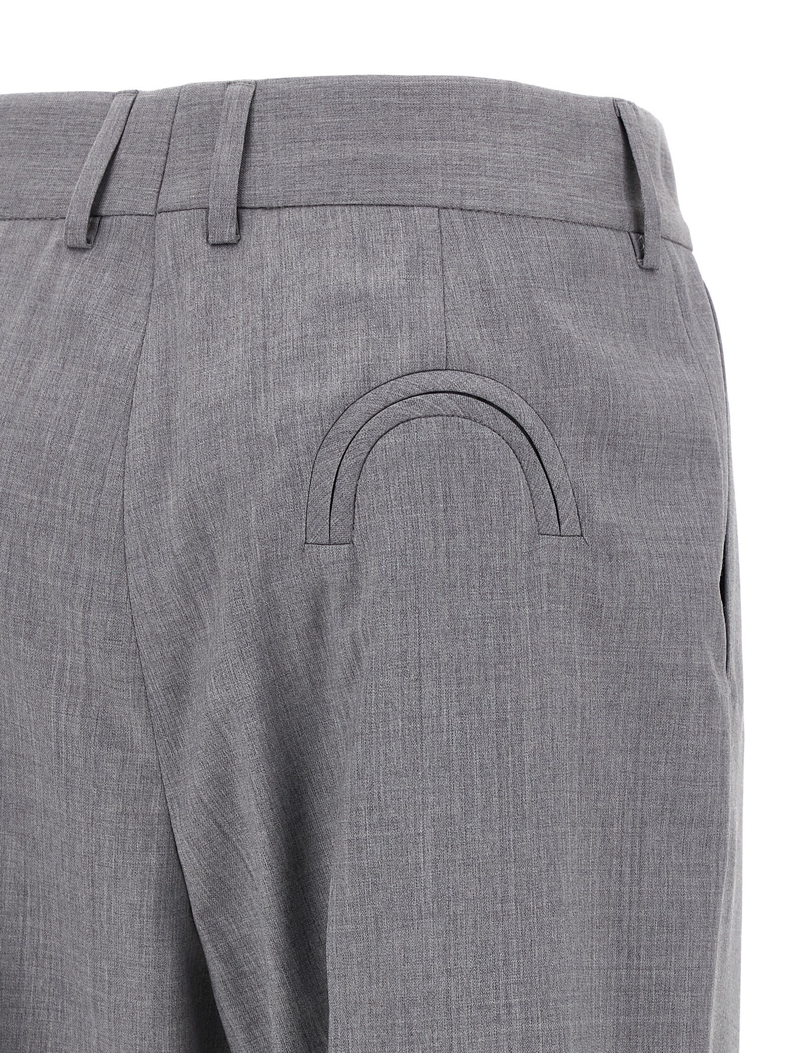 Blazé Milano Pleat-detail Trousers In Gray
