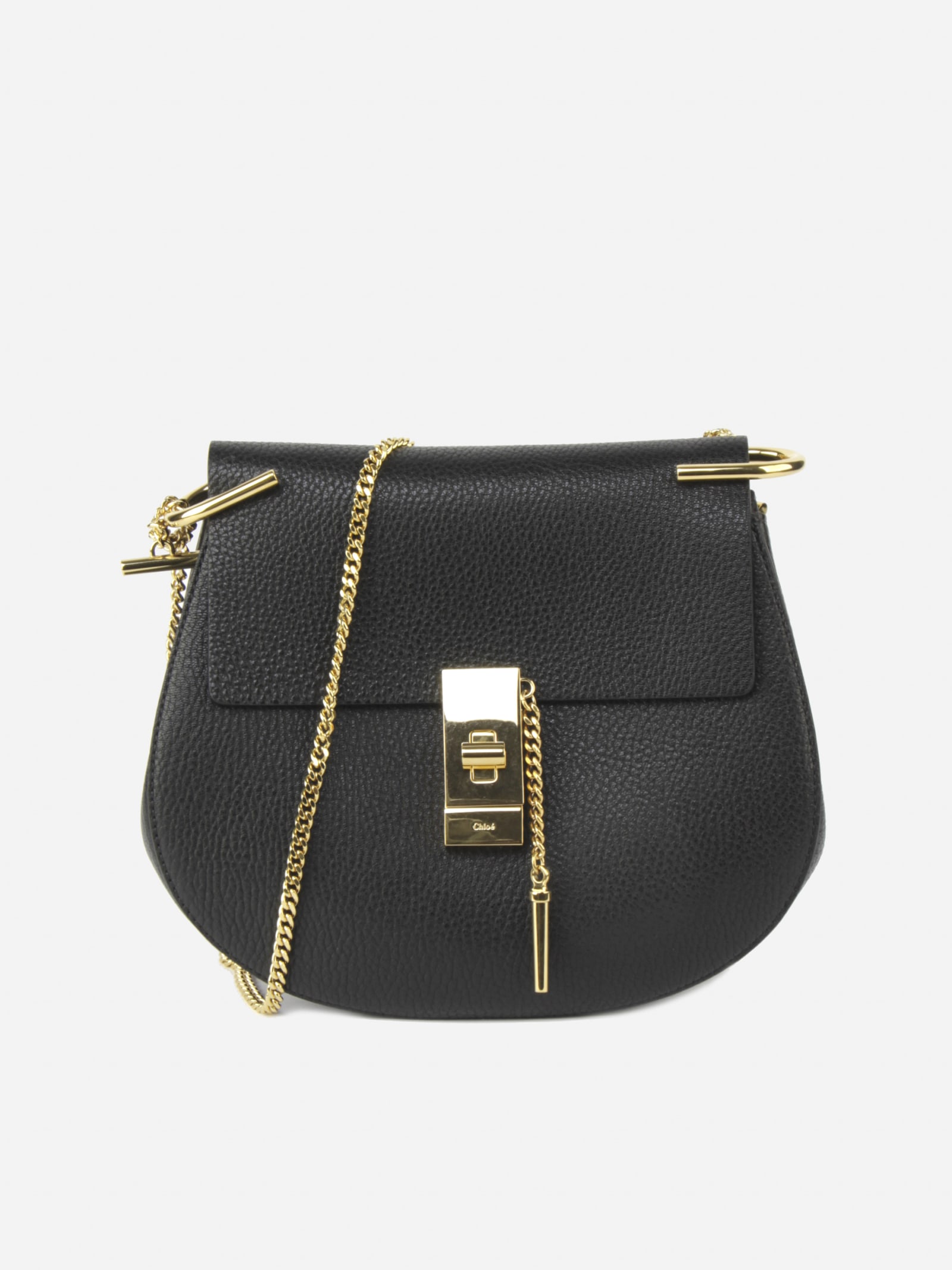Chloé Black Drew Leather Bag