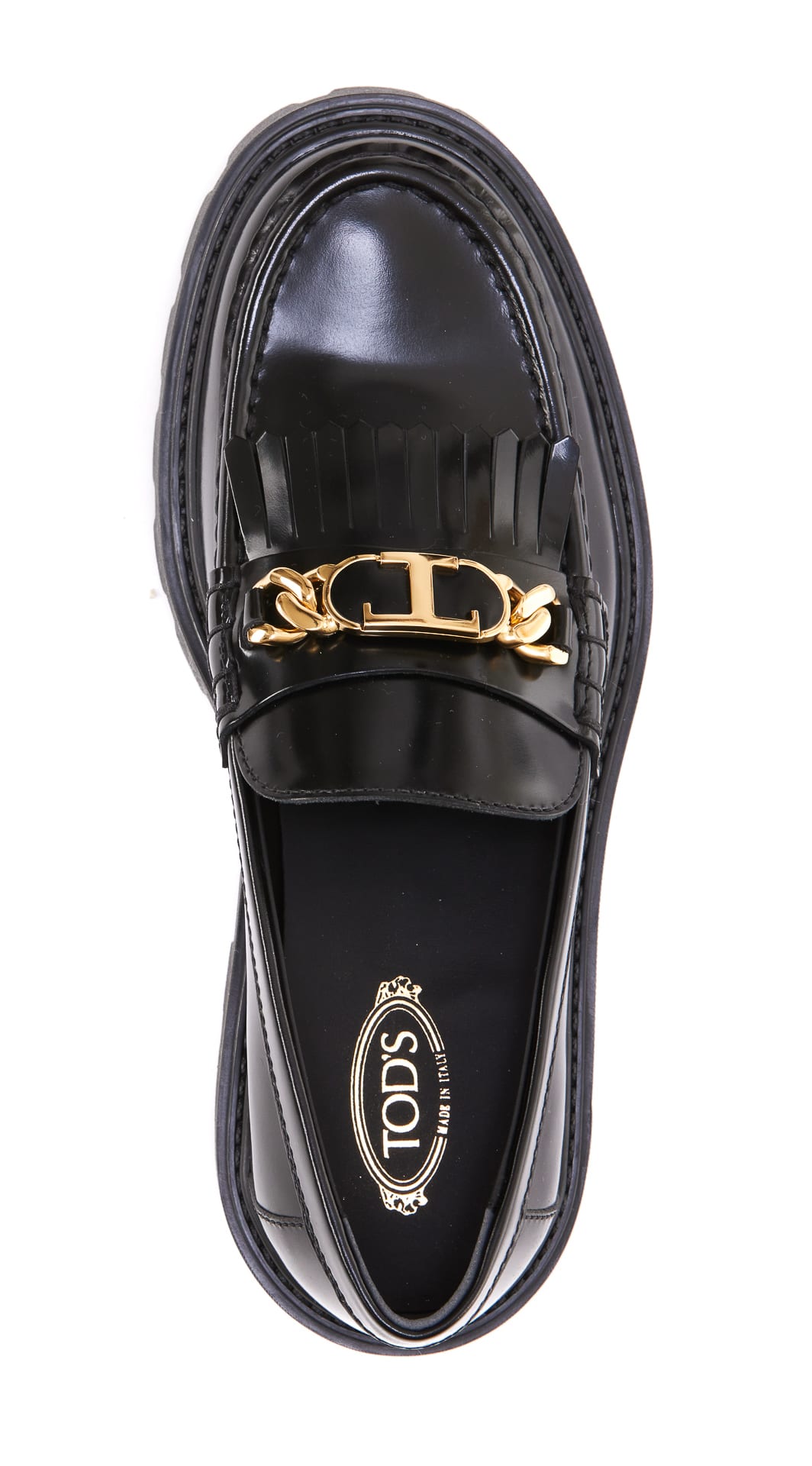 Shop Tod's Loafers In Black