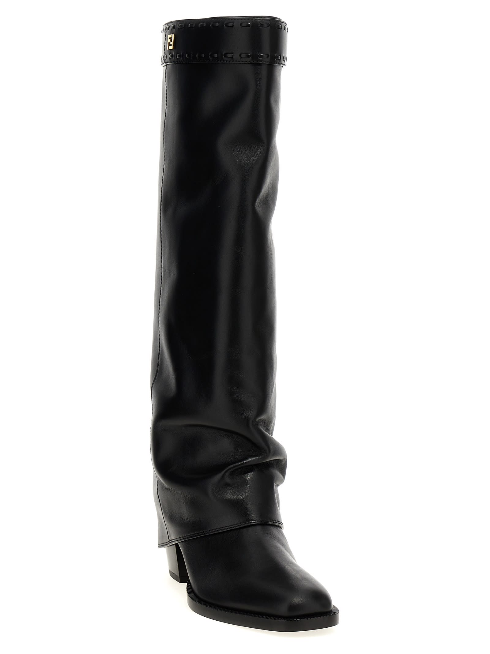 Shop Fendi Show Boots In Black