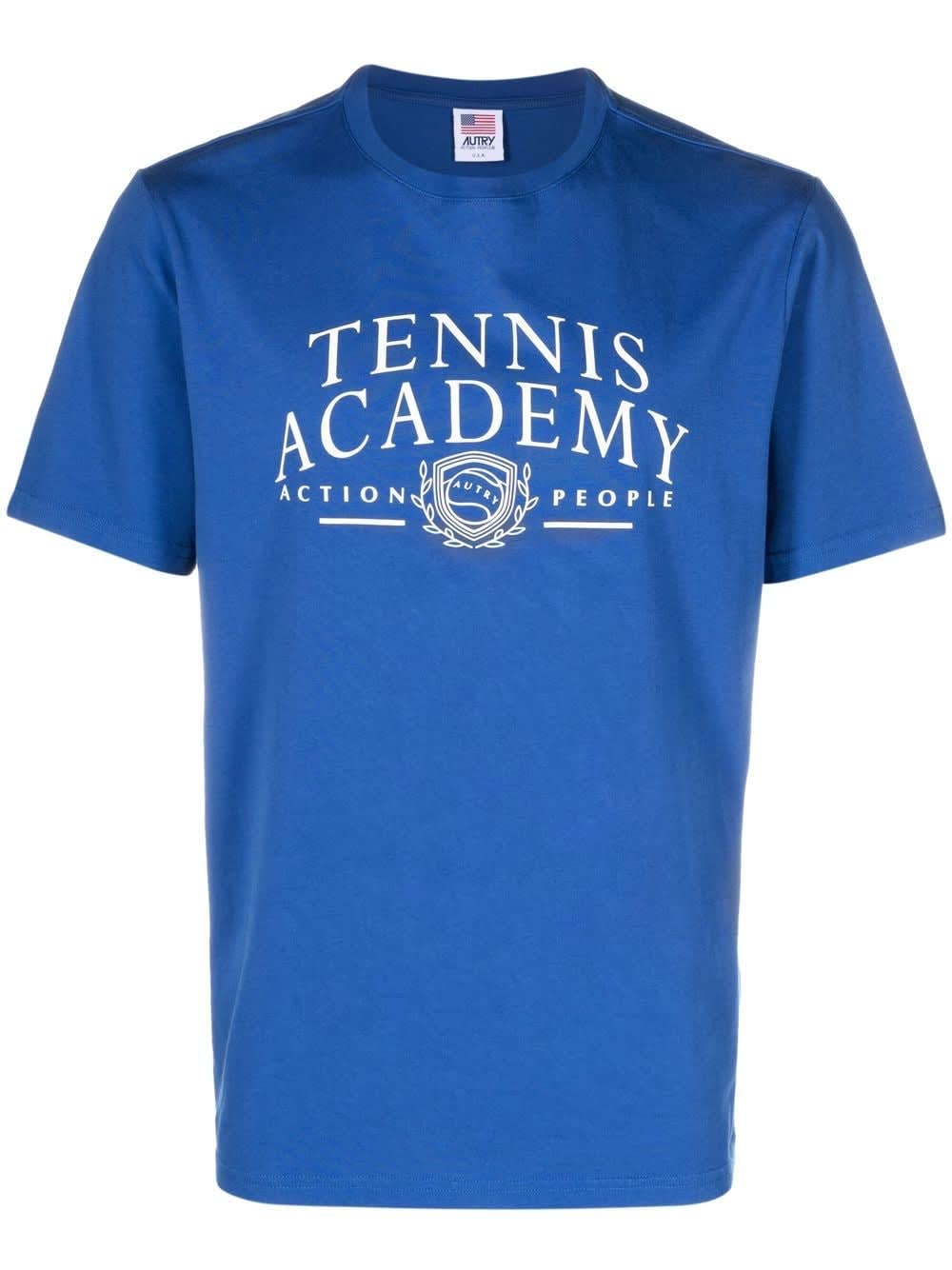 Shop Autry Tennis Academy T-shirt In Blue