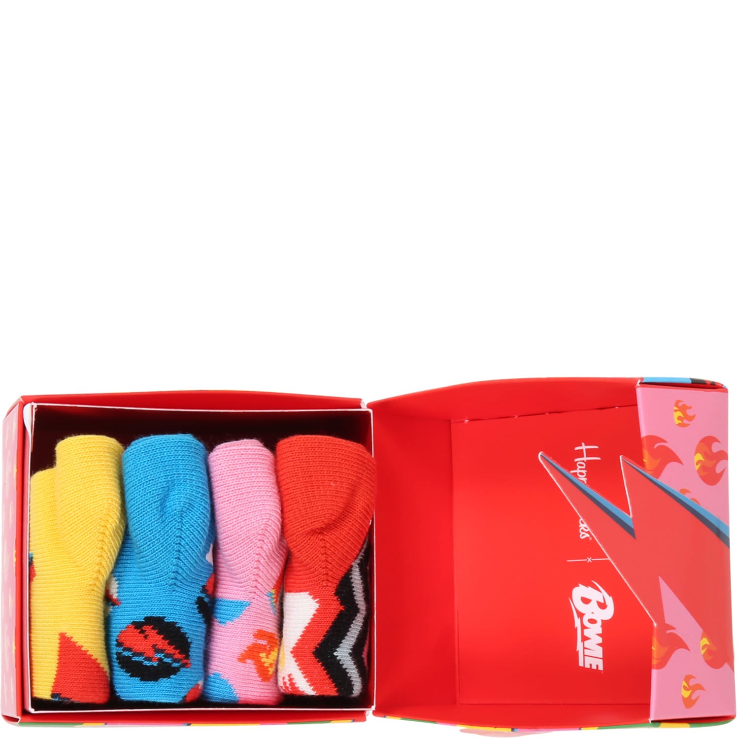 Happy Socks Set Multicolor For Babykids With Thunders