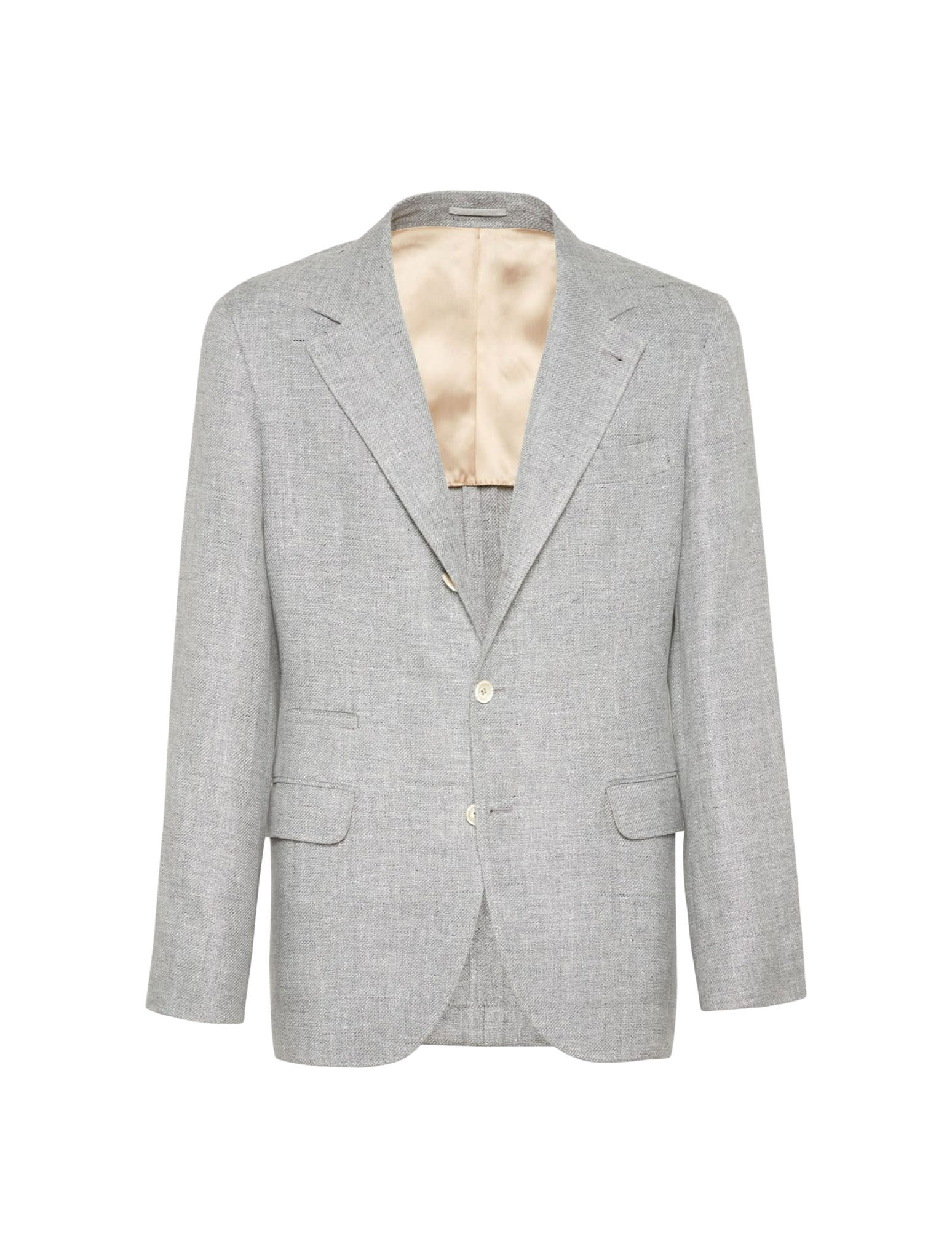 Shop Brunello Cucinelli Suit-type Jacket In Grey