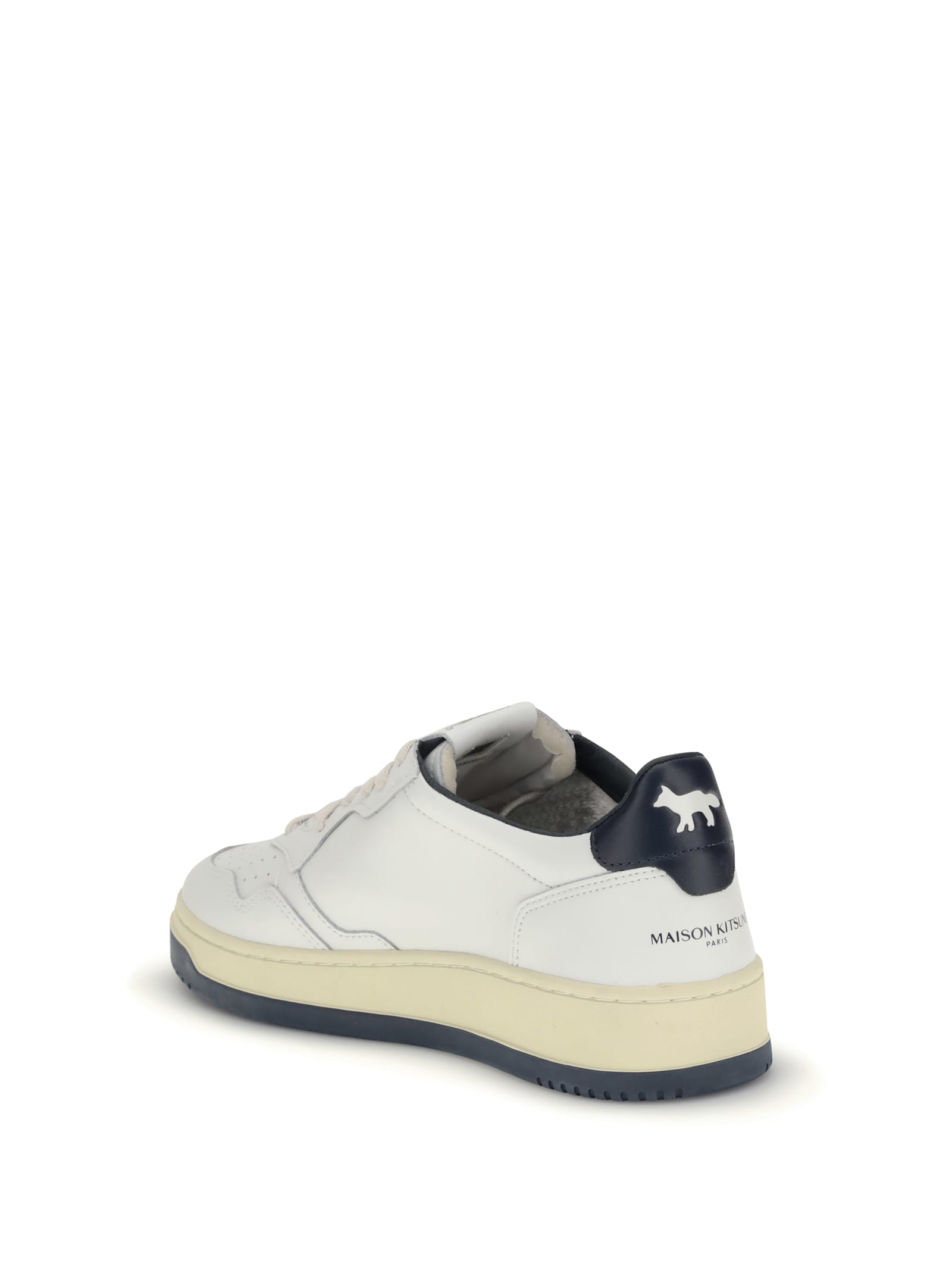 Autry X Maison Kitsune Medalist Low Top Sneakers In Multi