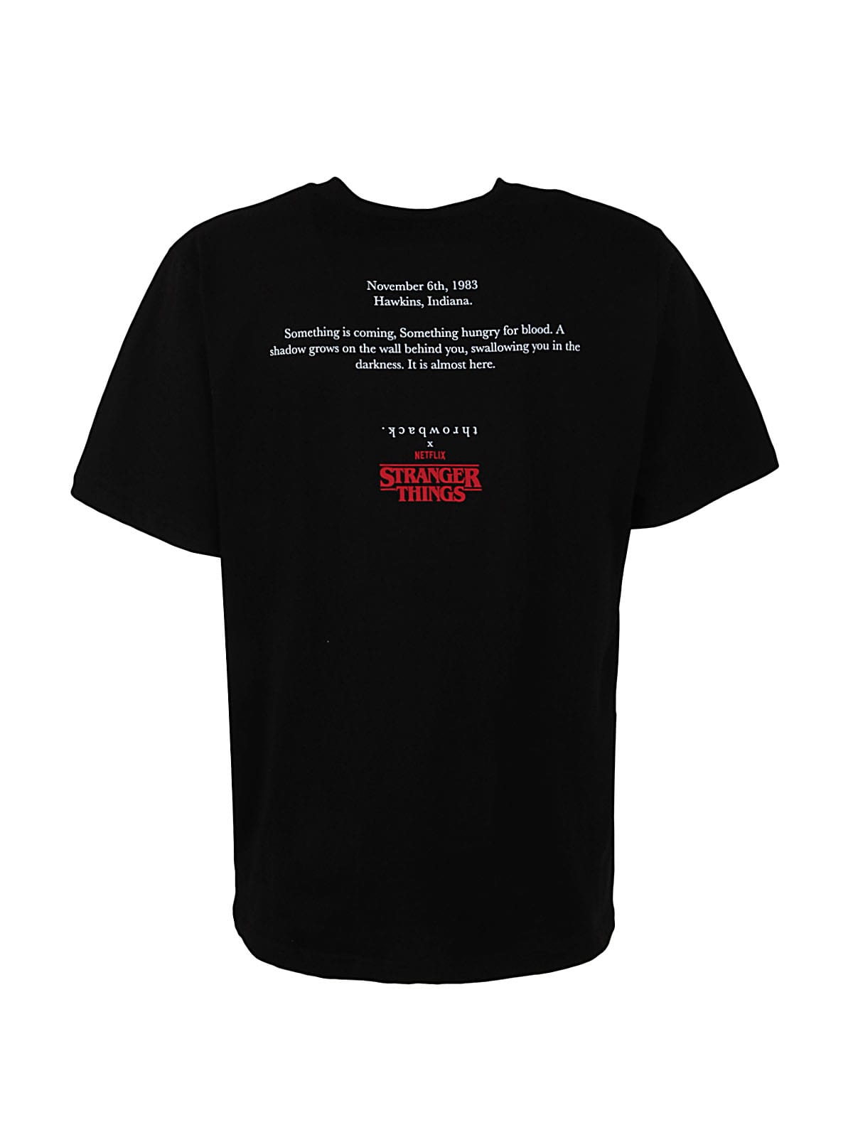 Shop Throwback Stranger Things Capsule T-shirt In Black