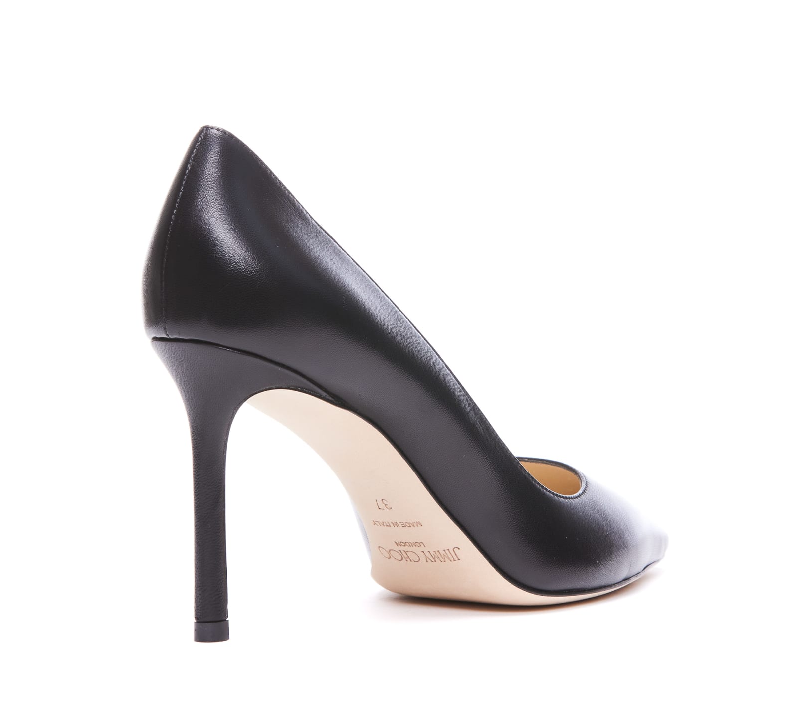 Jimmy Choo Love 85 Leather Pumps In Black