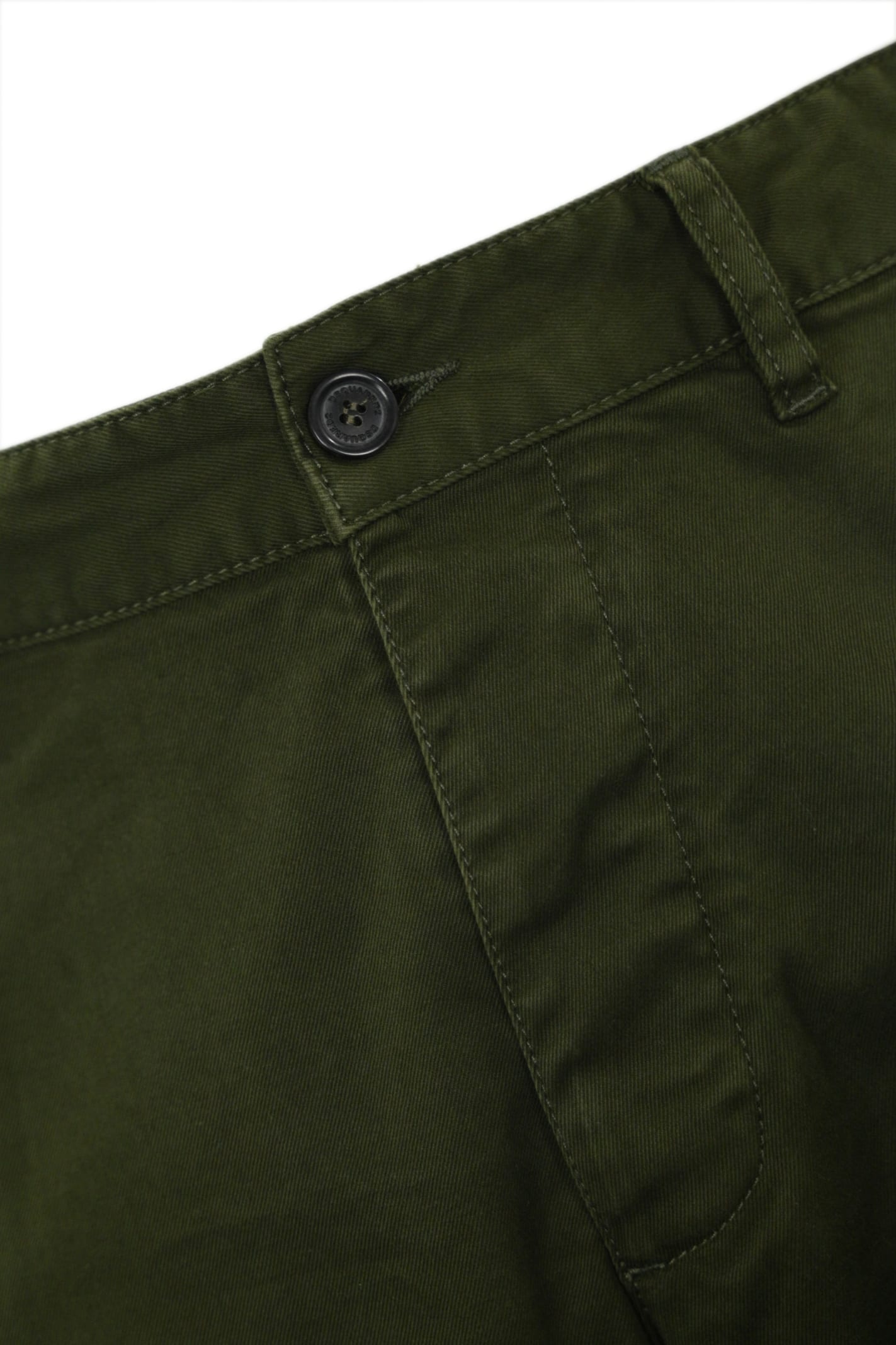 Shop Dsquared2 Pantalone Sexy Chino In Cotone Stretch Verde Militare In Military Green