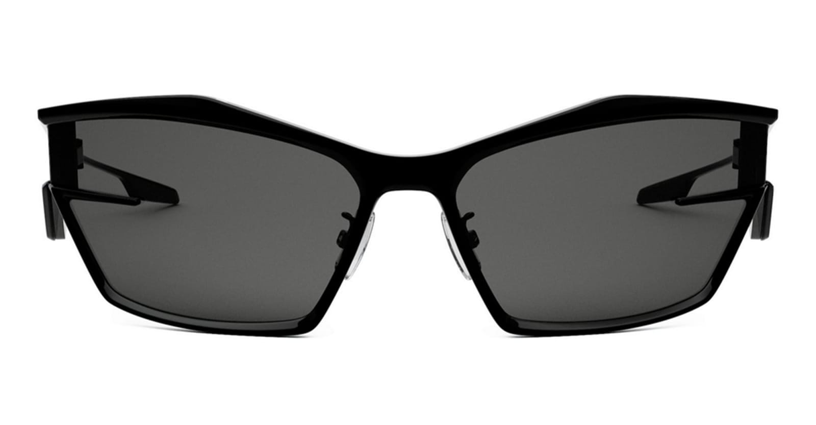 Shop Givenchy Gv40066u - Shiny Black Sunglasses