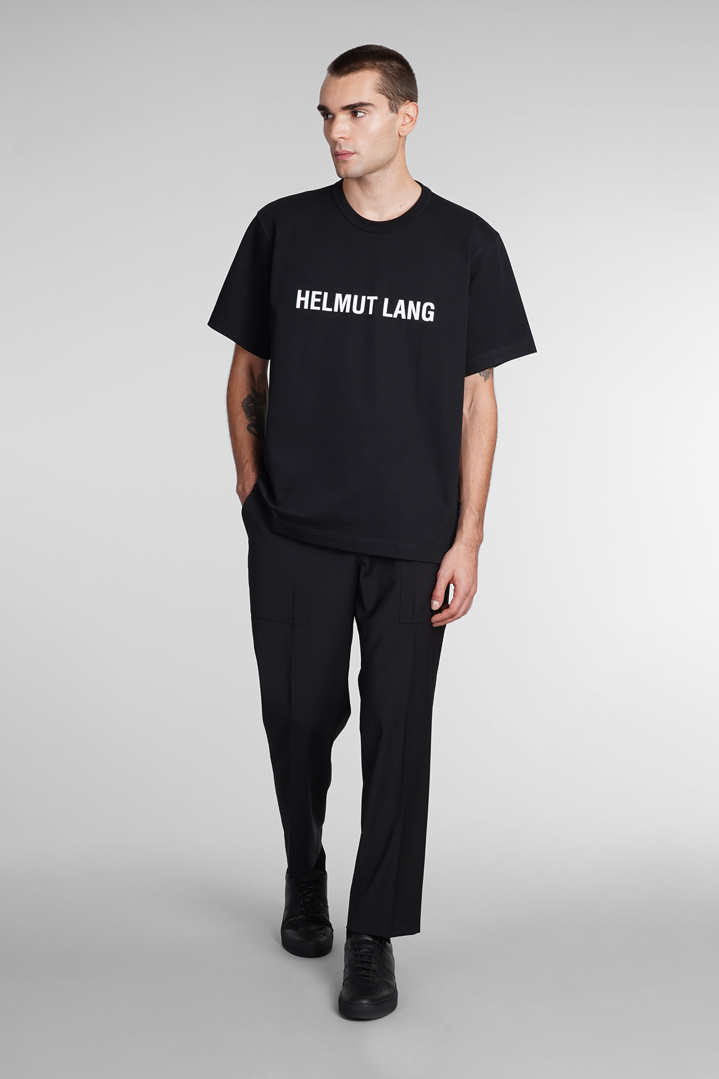 Helmut Lang T-shirt In Black Cotton | Smart Closet