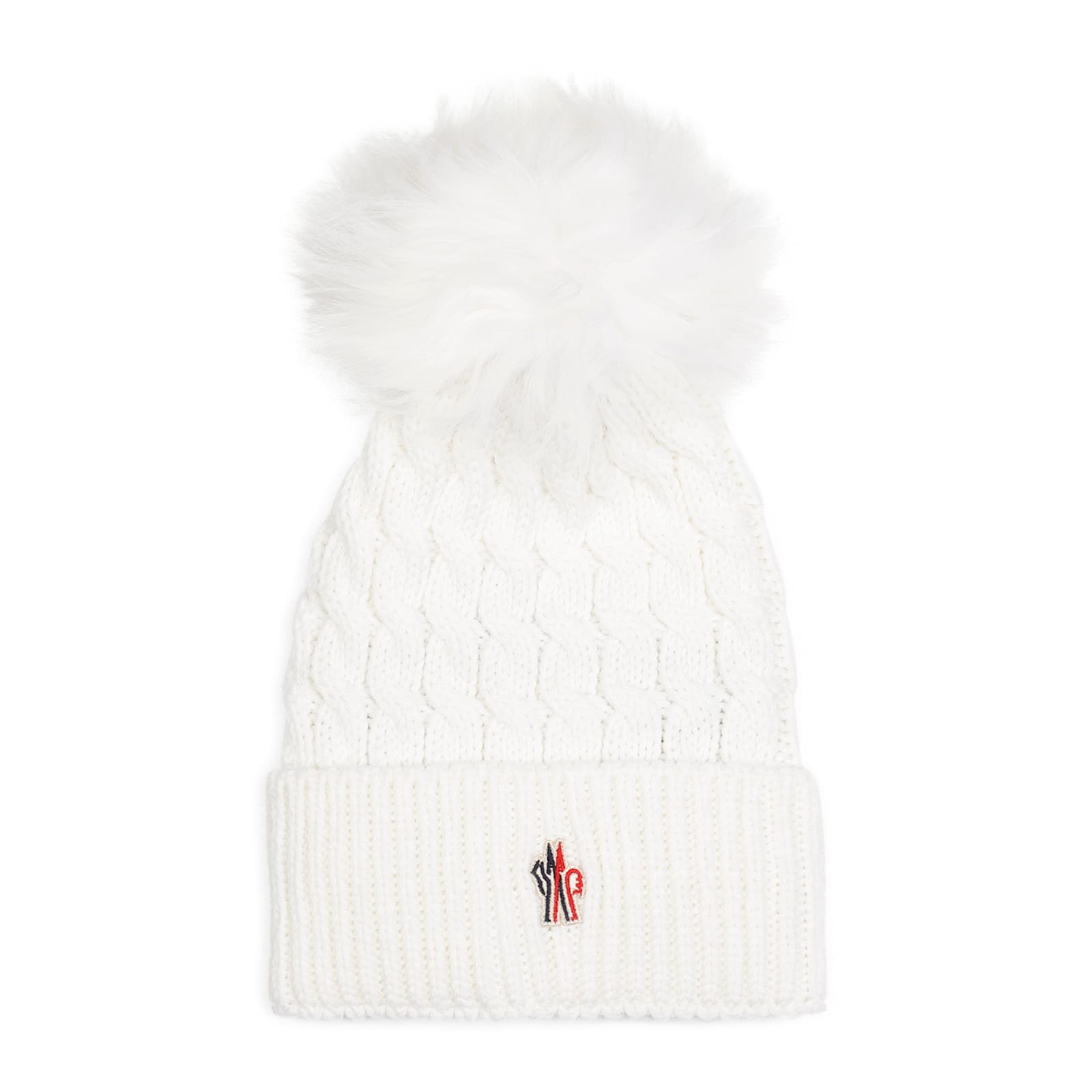 Shop Moncler Virgin Wool Hat In Multicolour