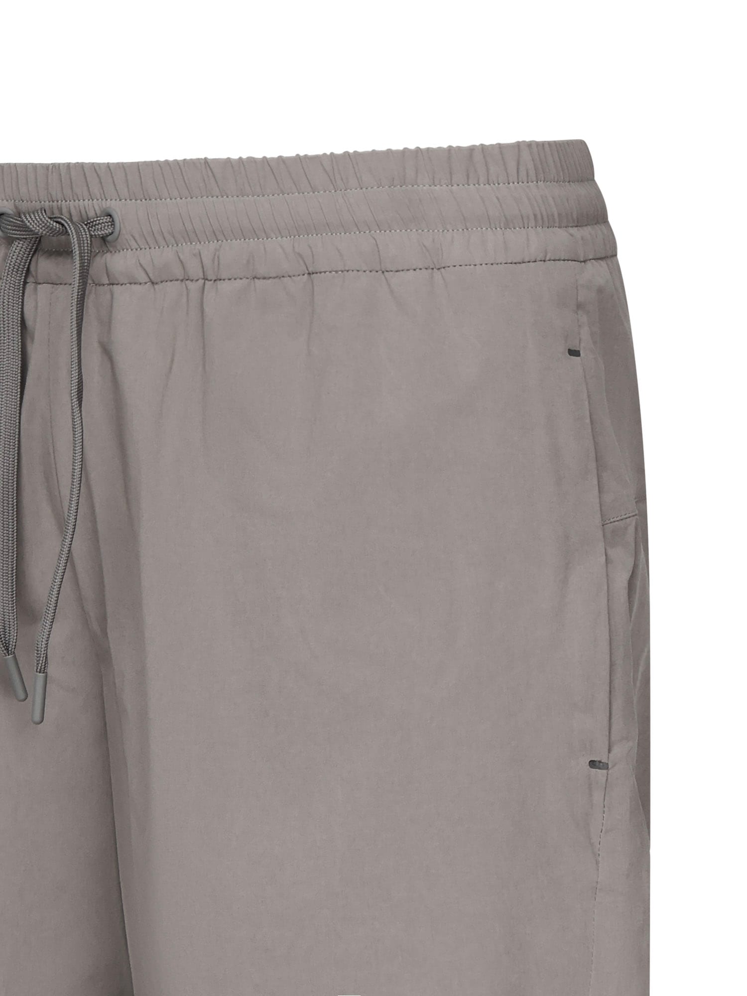 Herno Logo-print Shorts In Gray