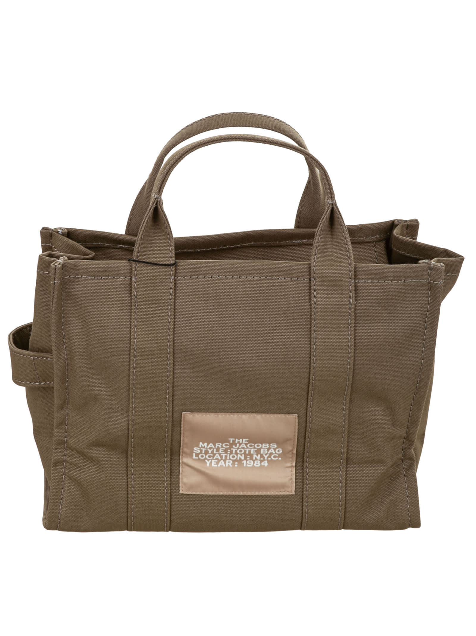 Shop Marc Jacobs Small Traveler Tote In Slate Green