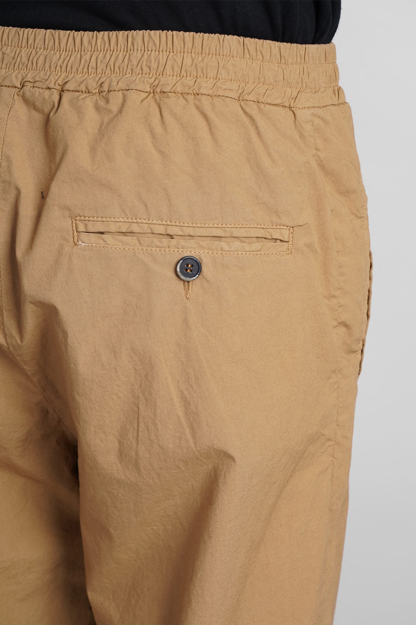 Shop Barena Venezia Ameo Pants In Khaki Cotton
