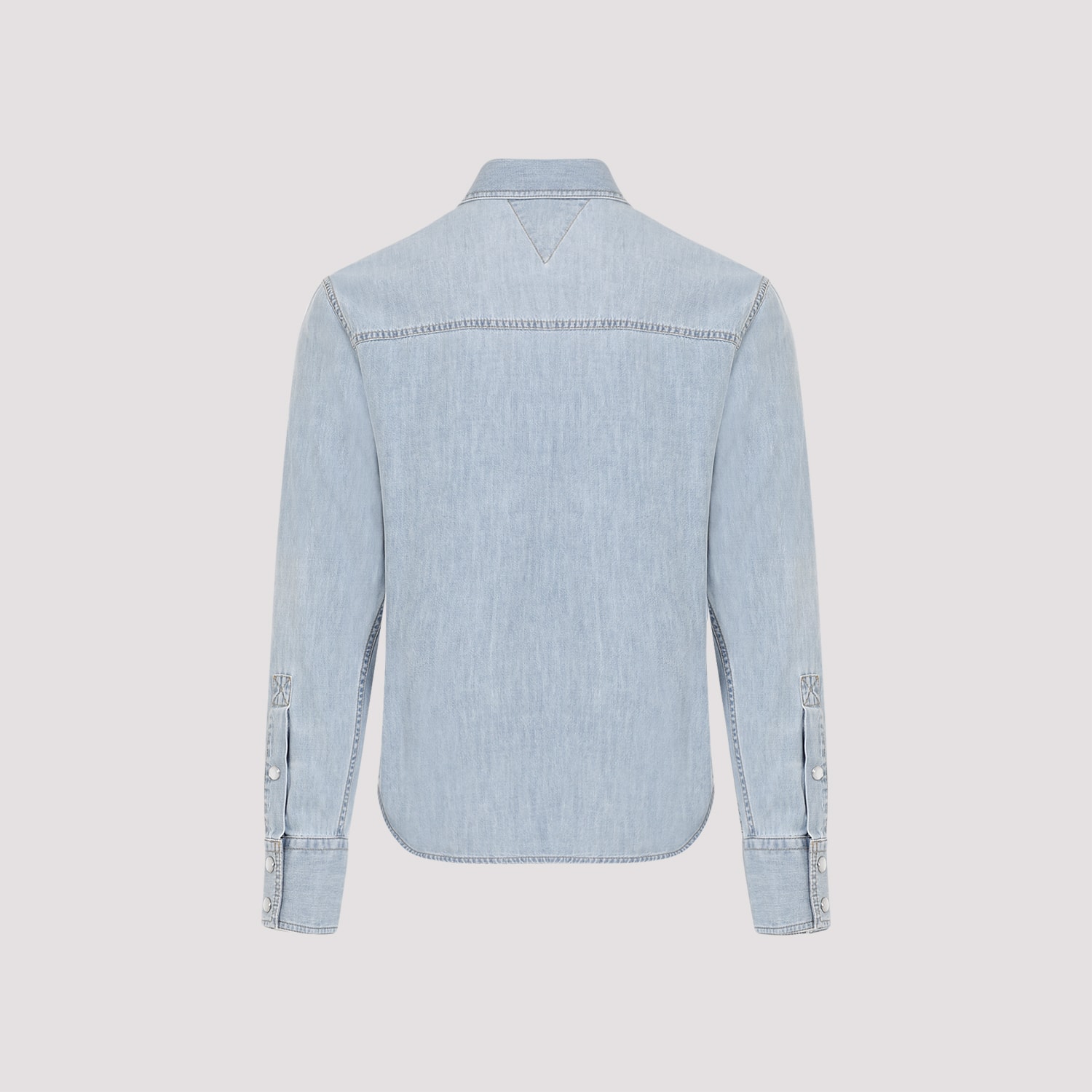 Shop Bottega Veneta Shirt In Light Bleach