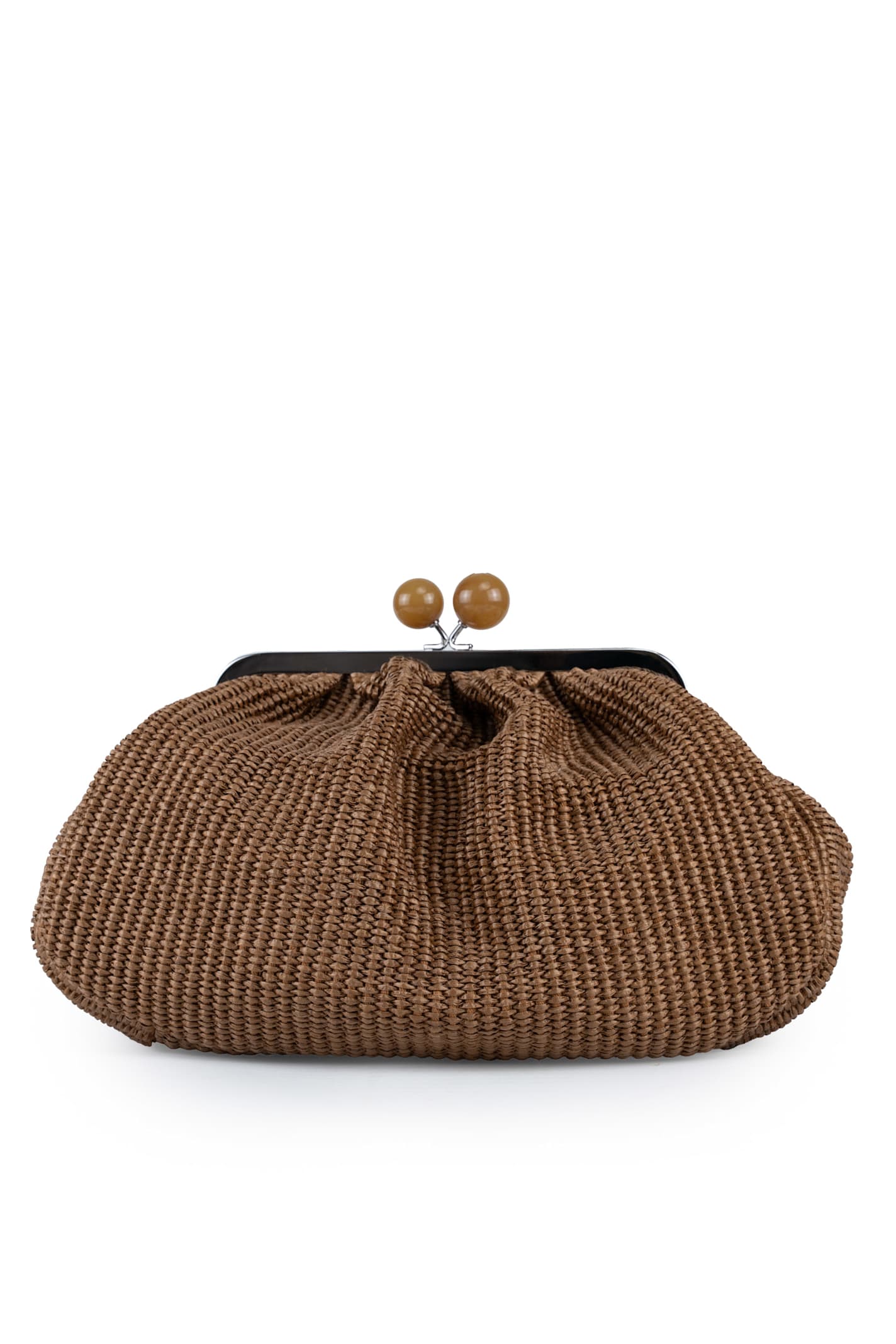 WEEKEND MAX MARA PASTICCINO BAG MEDIUM IN RAFFIA FORTUNA