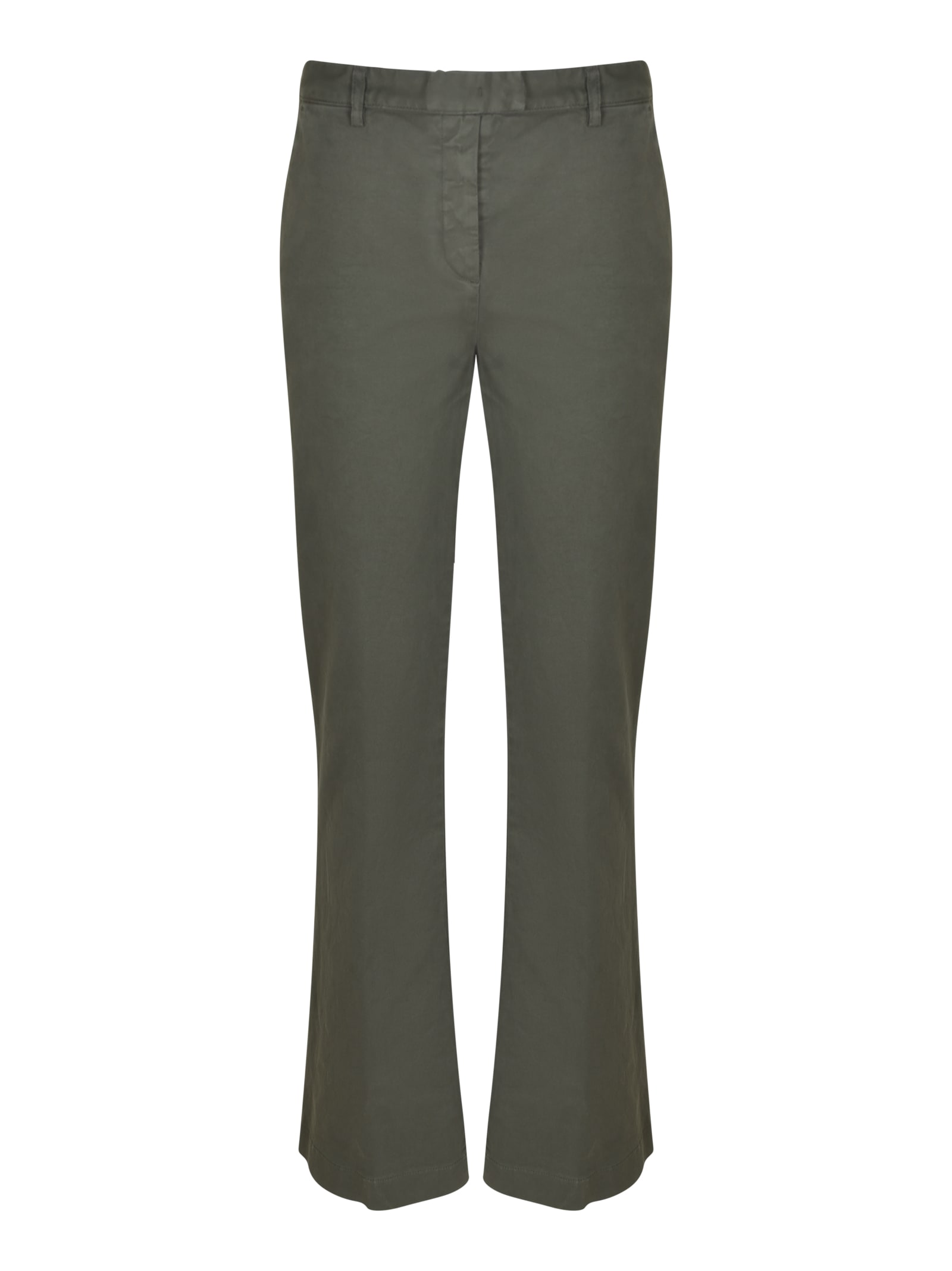 Slim Fit Flare Cuffs Trousers