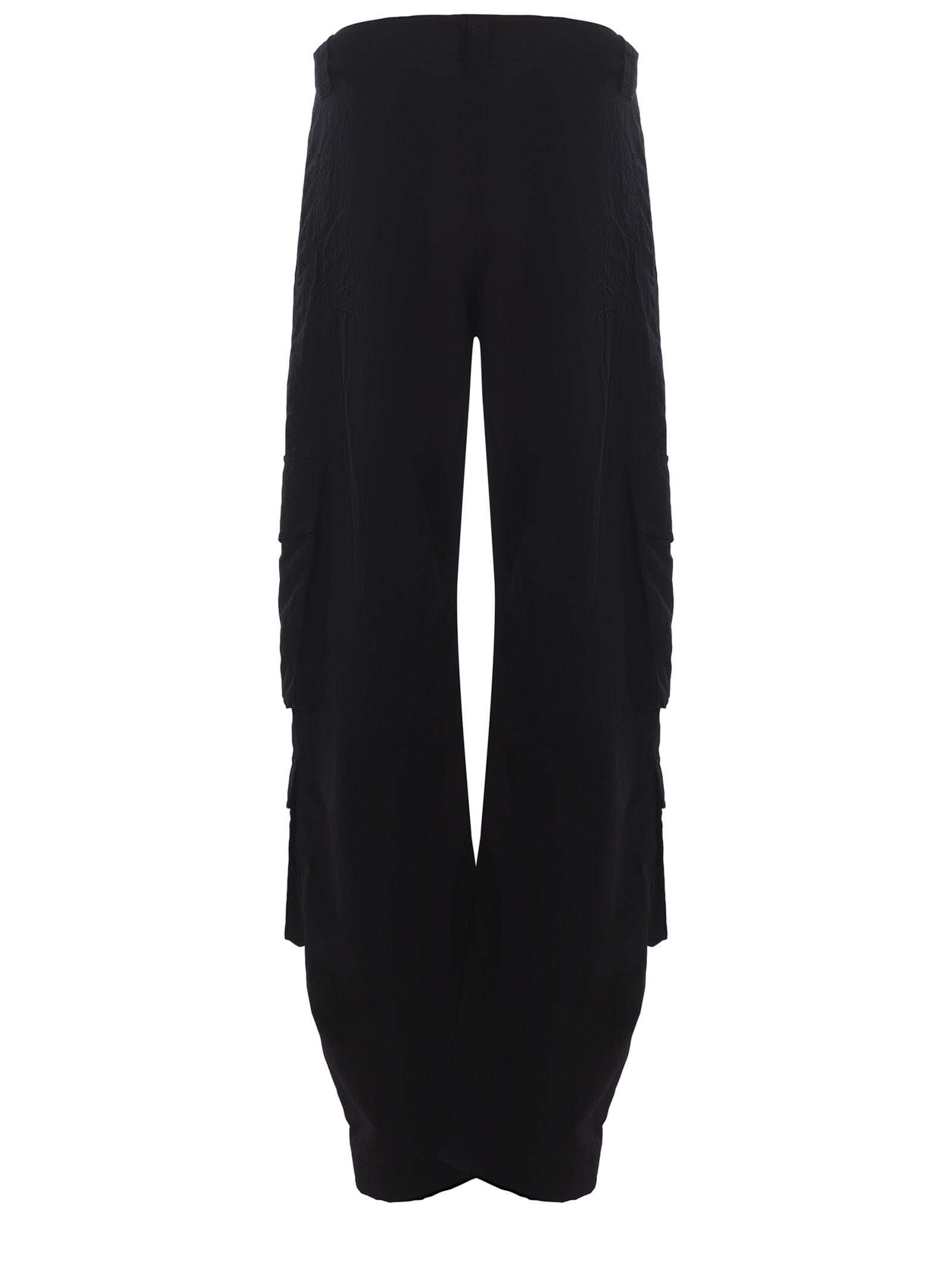 Shop Golden Goose Trousers  Star Made Of Nylon In Nero