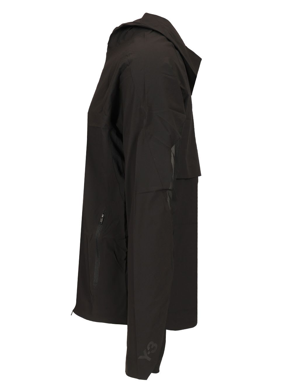 Y-3 Running Jacket Sweatshirts Black In Black