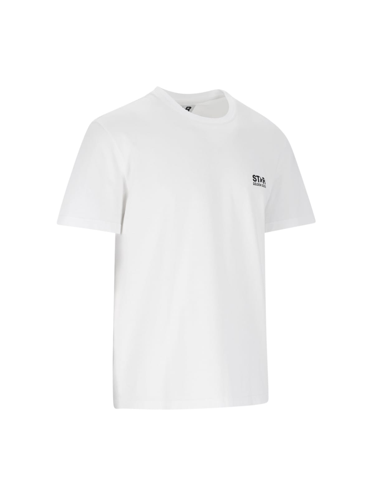 Shop Golden Goose Star Print T-shirt In White/black