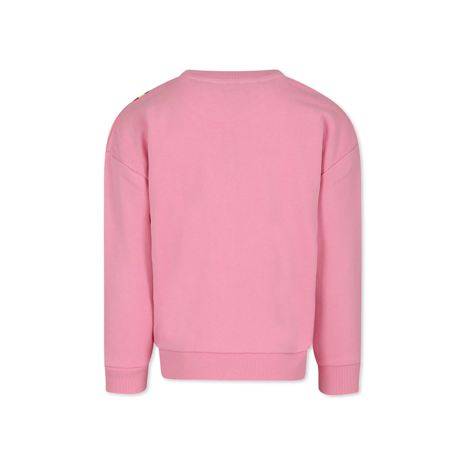 MARC JACOBS PINK SWEATSHIRT FOR GIRL BELT BAG PRINT 