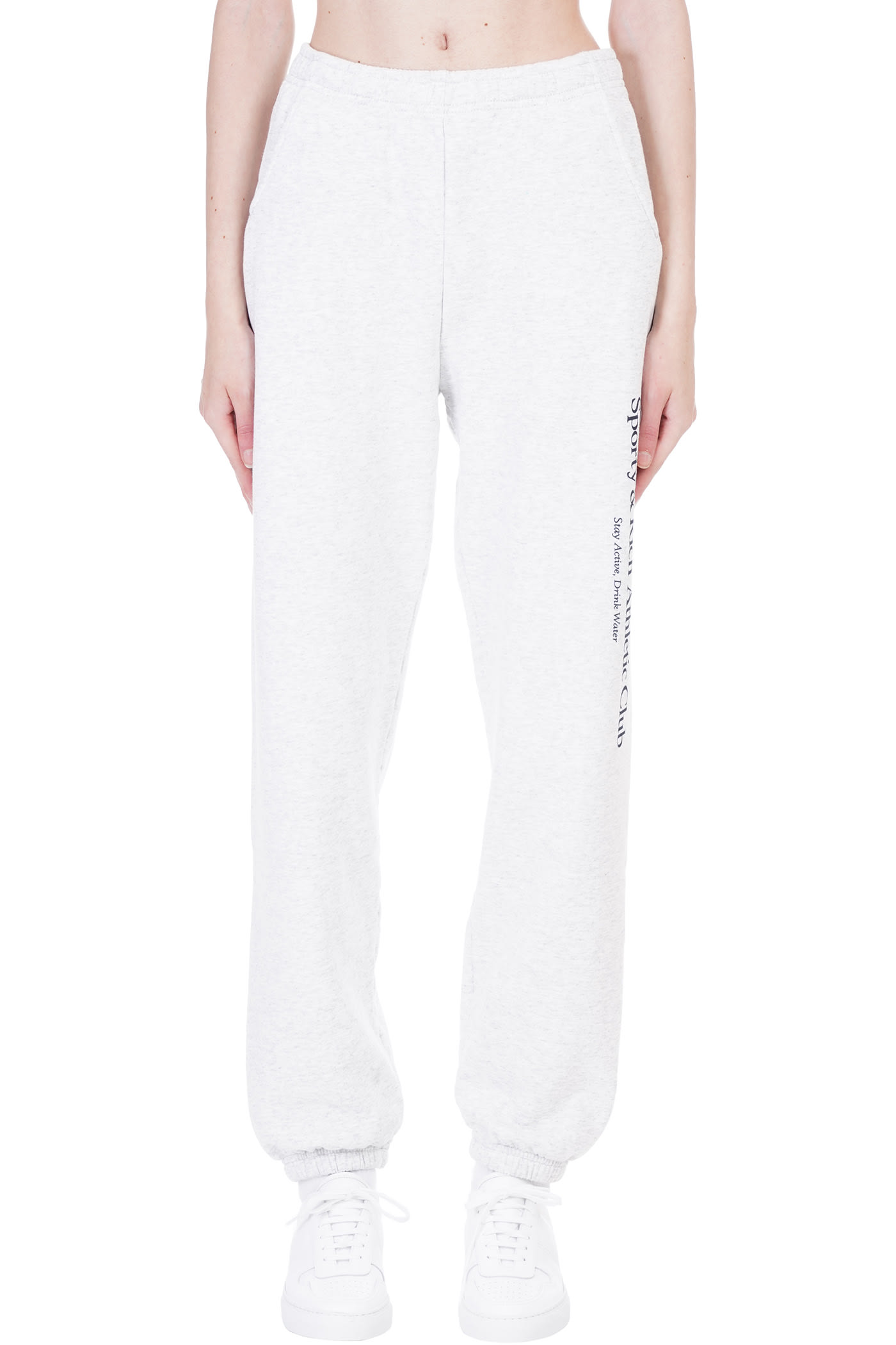 Sporty & Rich Pants In Grey Cotton