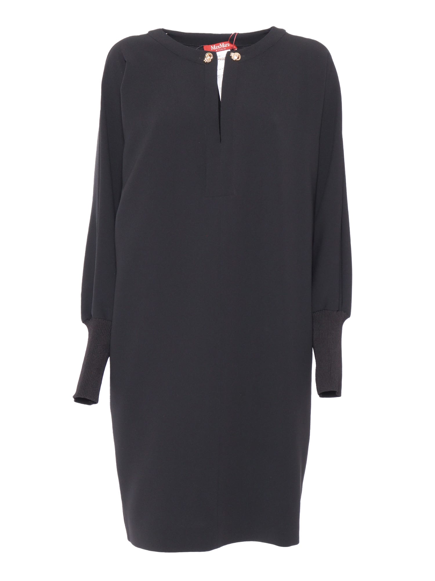 Shop Max Mara Asti Black Dress