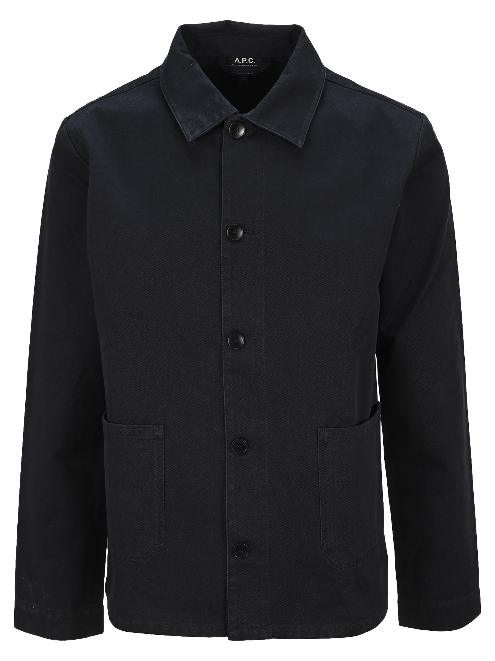 Click to view more detailed imagery on our partner's website A.p.c. Classic Shirt Jacket In Black
