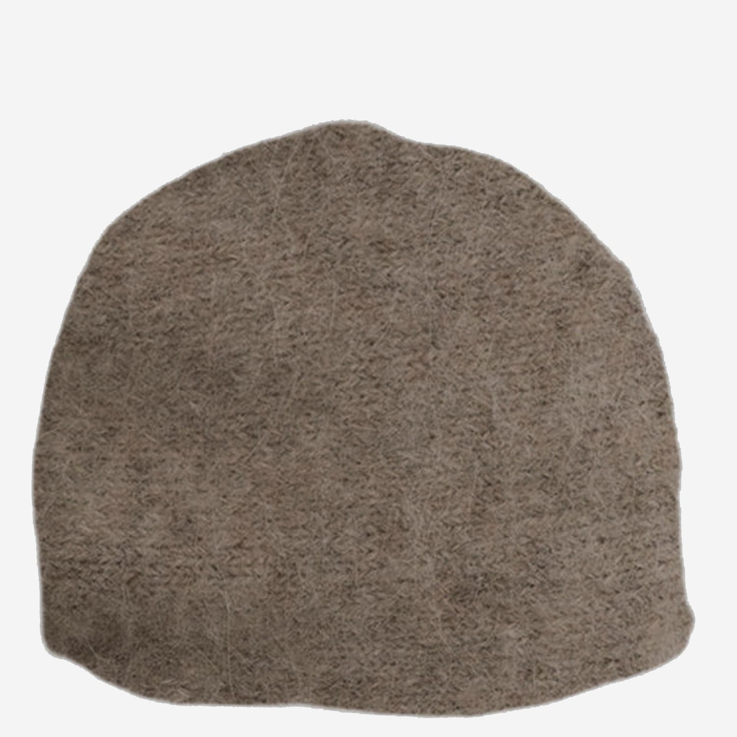 Lauren Manoogian Alpaca Blend Hat With Twisted Front In Gray