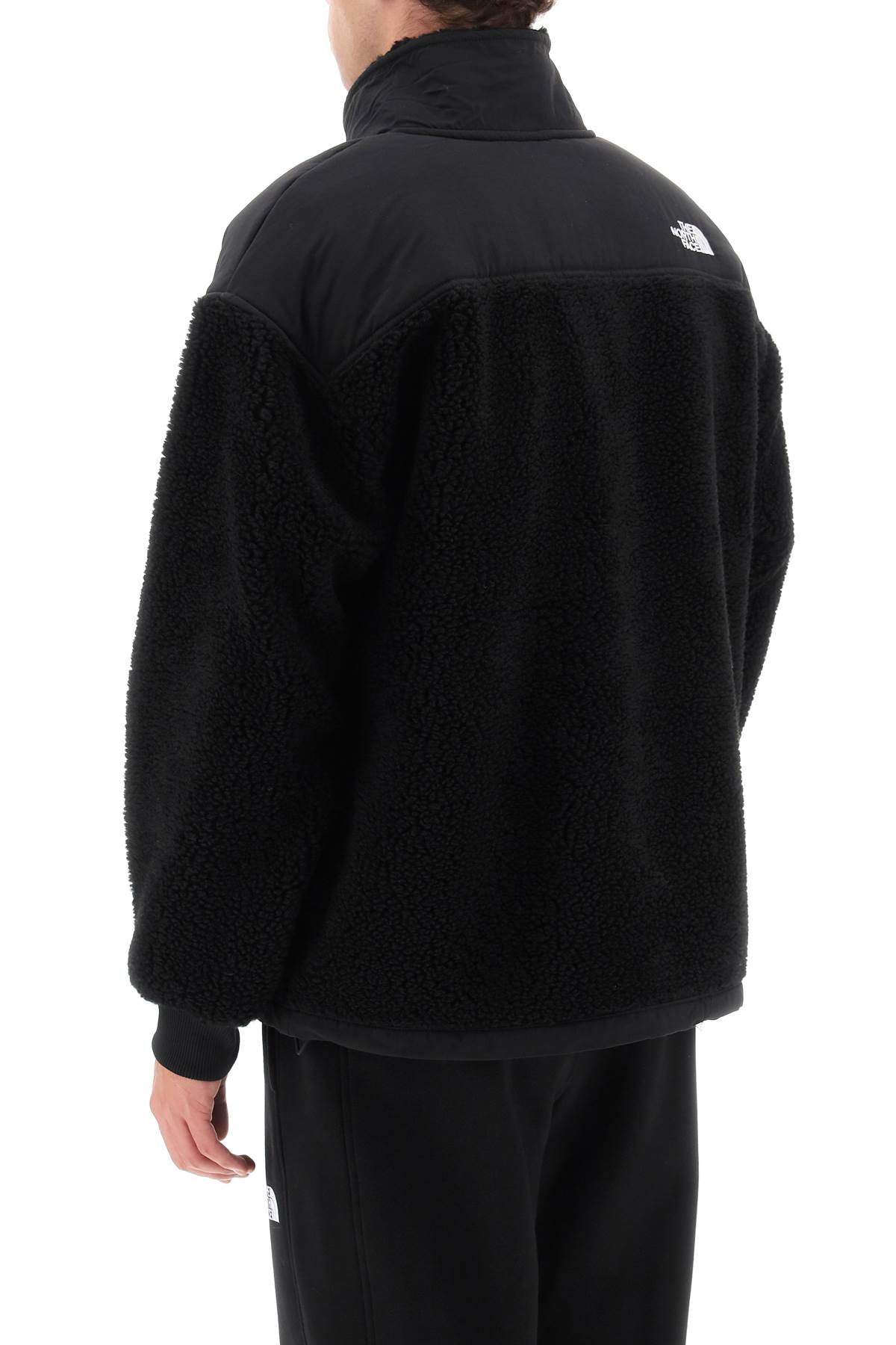 Shop The North Face Platte Sherpa Fleece Jacket In Tnf Black (black)