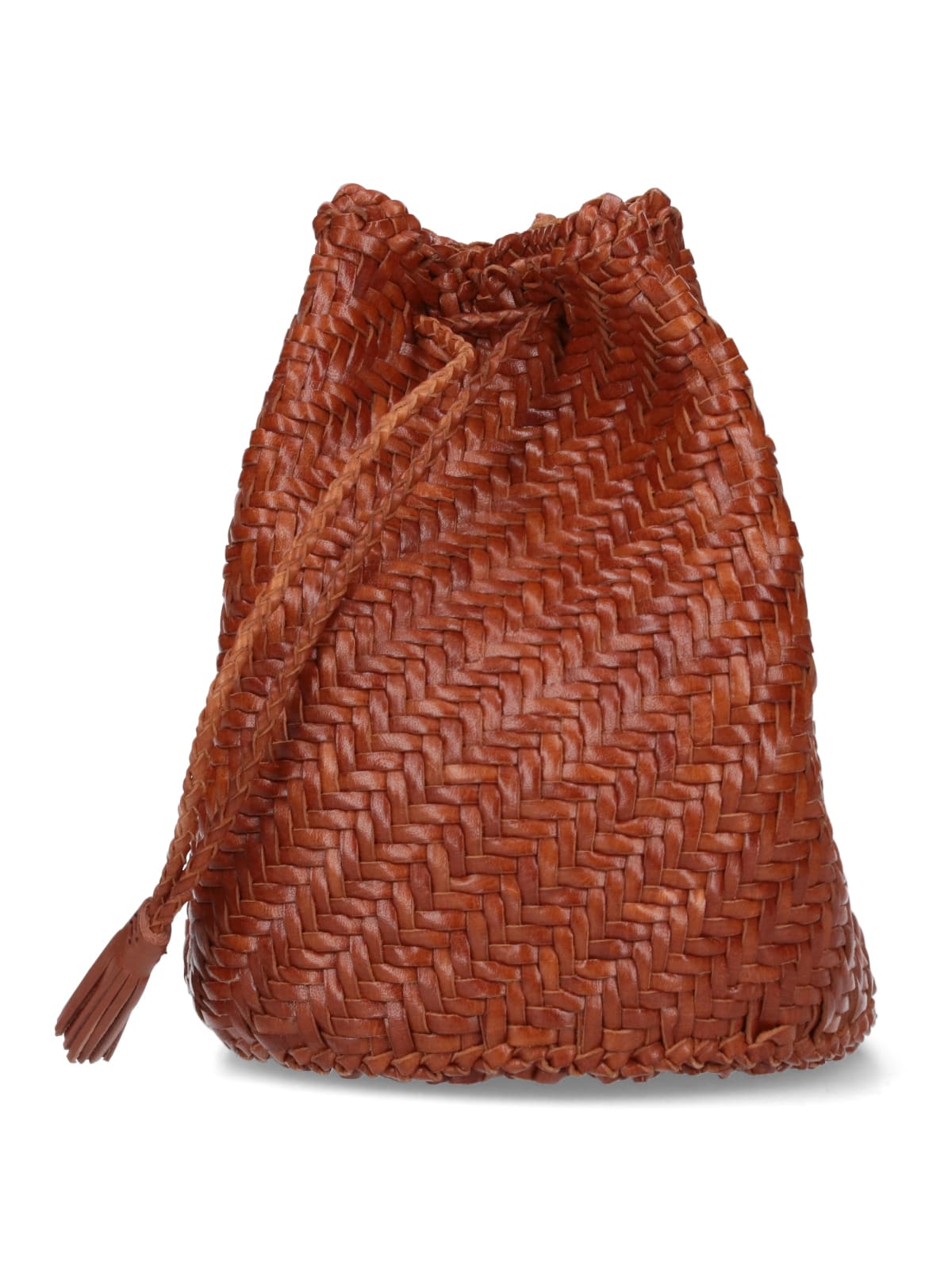 DRAGON DIFFUSION POMPOM BUCKET BAG