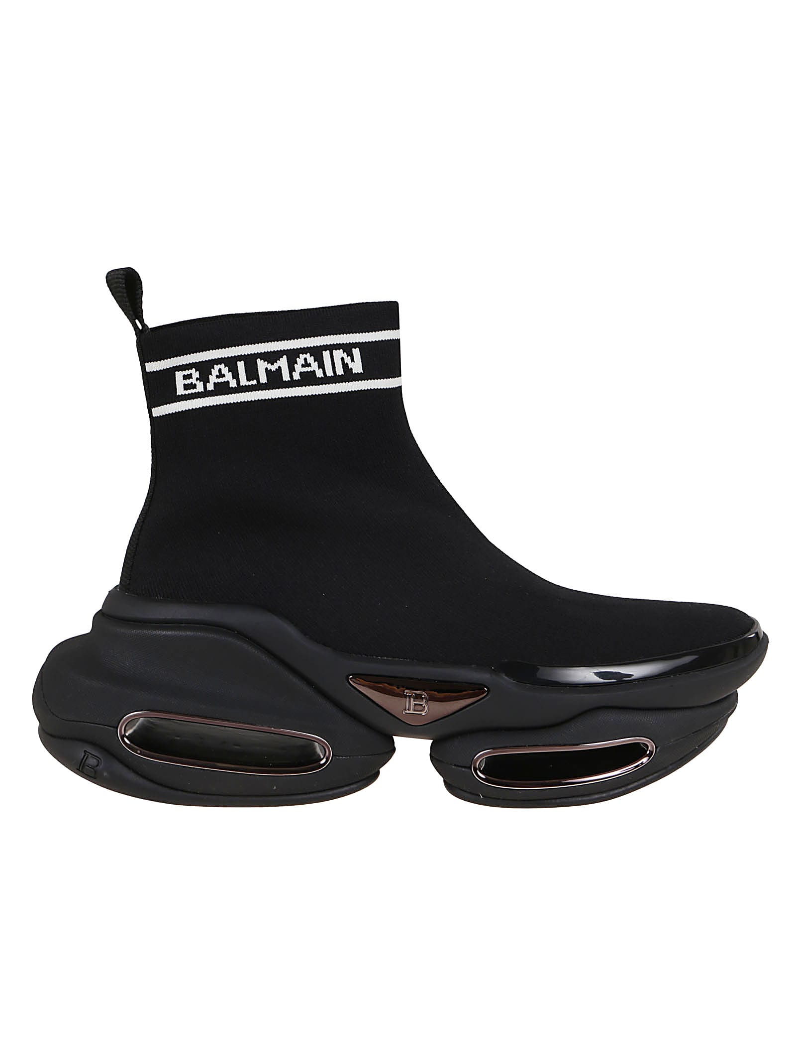 B Bold Wedge Sock Sneakers in Multicoloured - Balmain