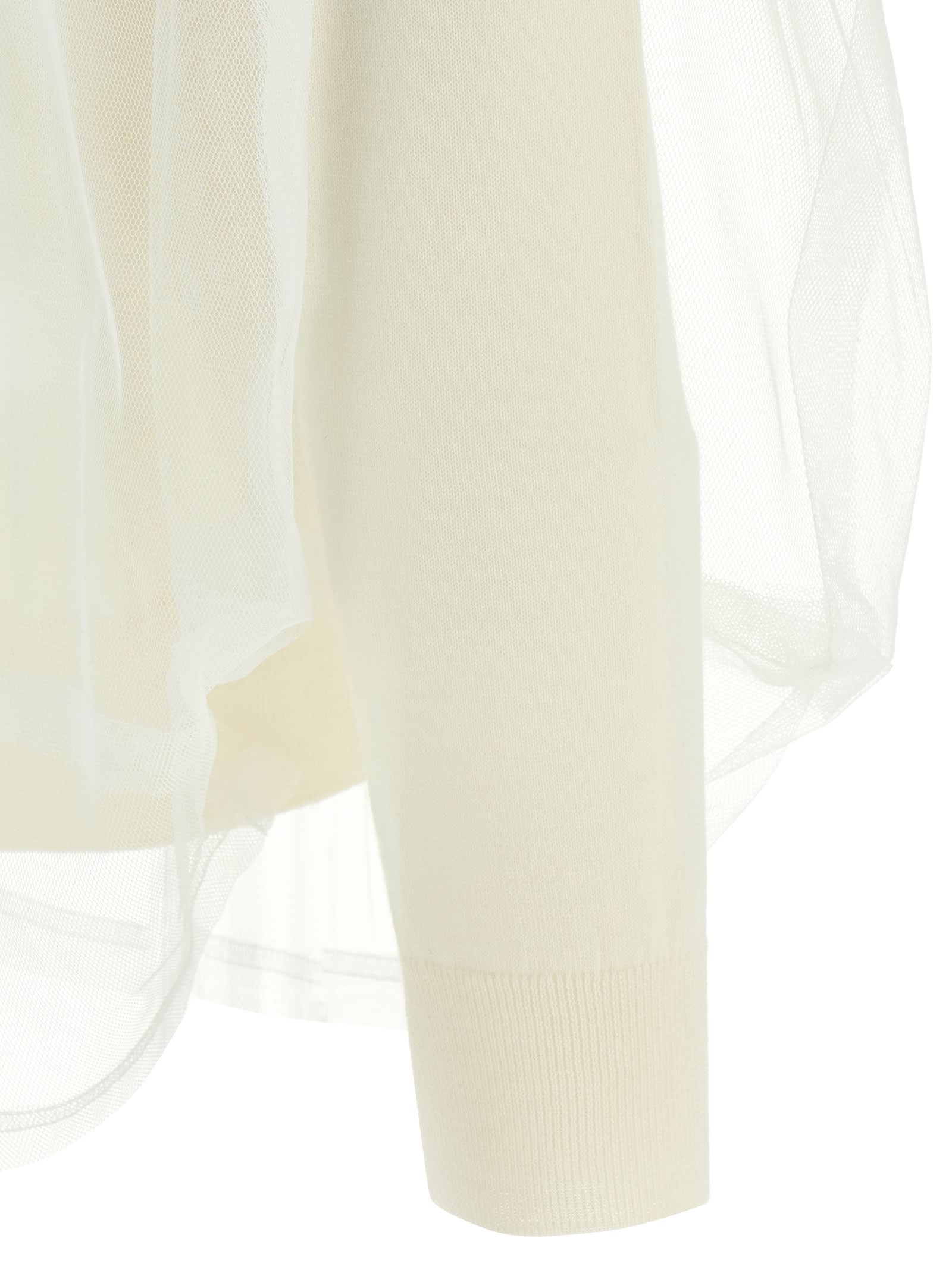 COMME DES GARÇONS TULLE SWEATER