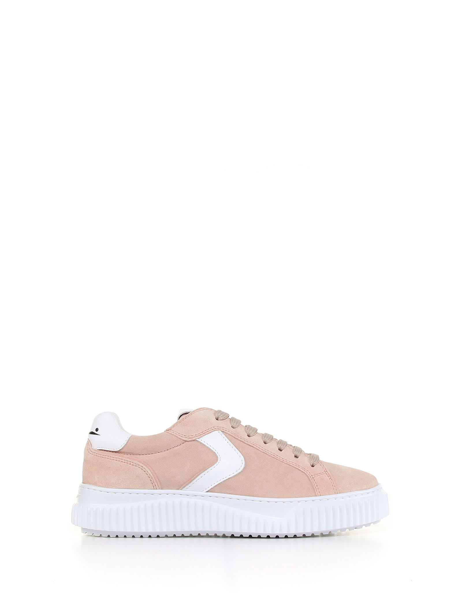 Voile Blanche Lipari Sneaker With Contrasting Logo In Rose | ModeSens