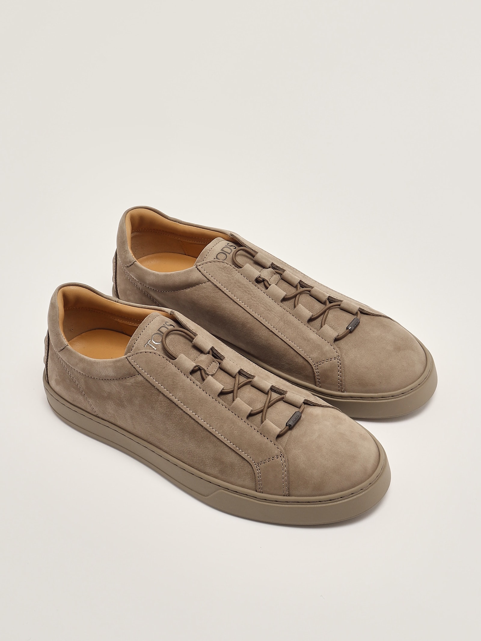 Tod's Sportivo Elastico Cassetta 04l Sneaker In Tortora