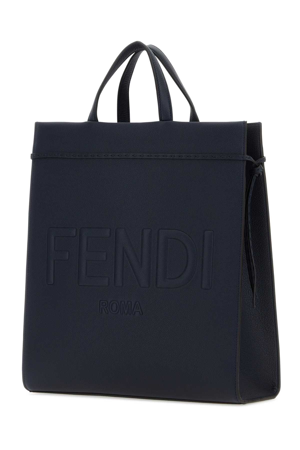 Shop Fendi Midnight Blue Medium Go To Shopper Shopping Bag In Darkbluepalladio