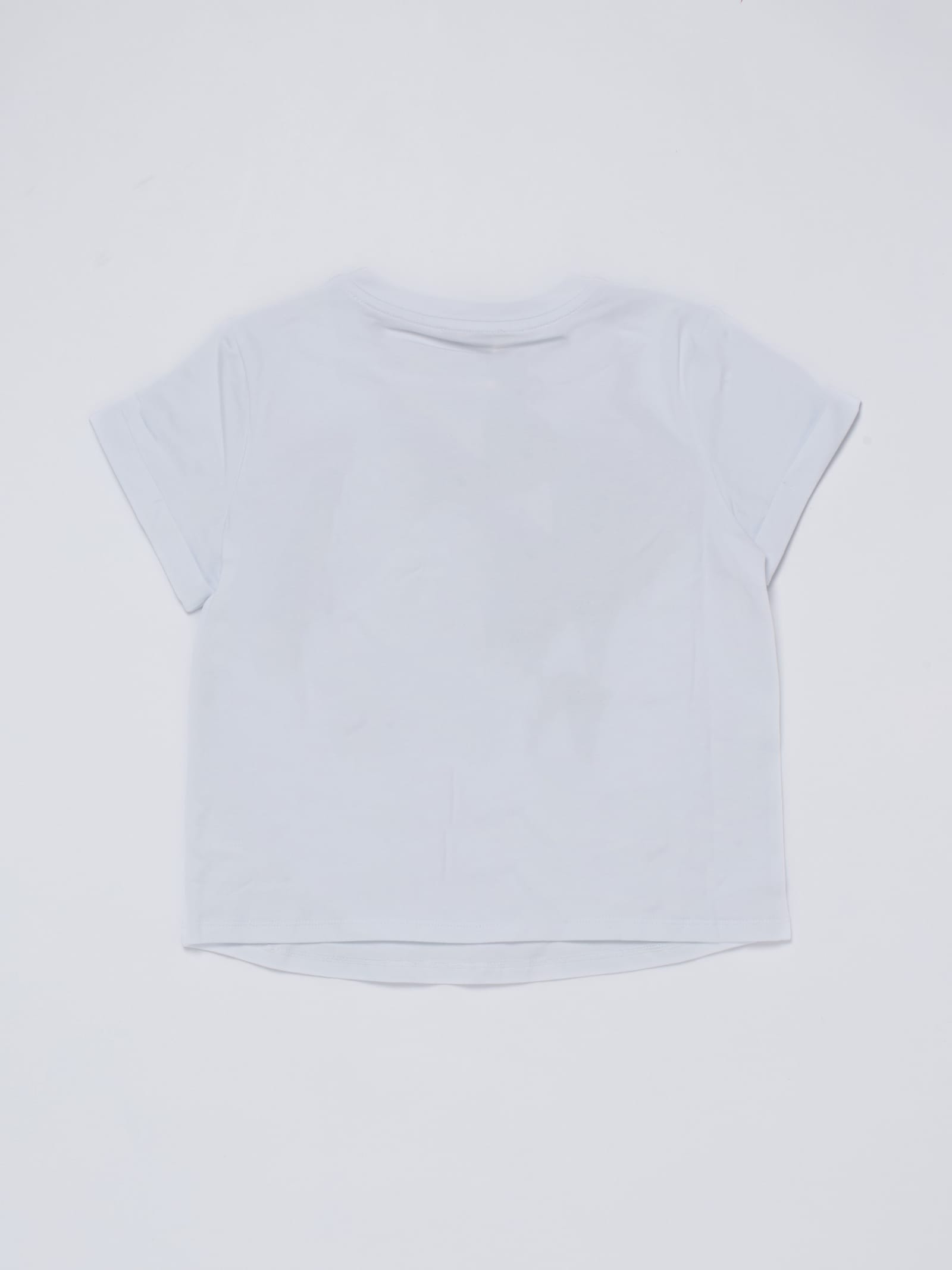 Shop Twinset T-shirt T-shirt In Bianco-nero