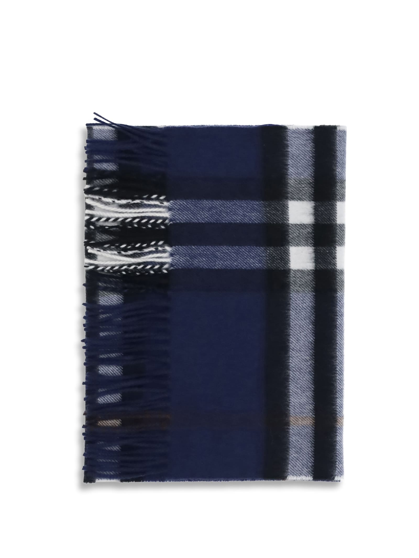Burberry Men Cashmere Check Pattern Scarf