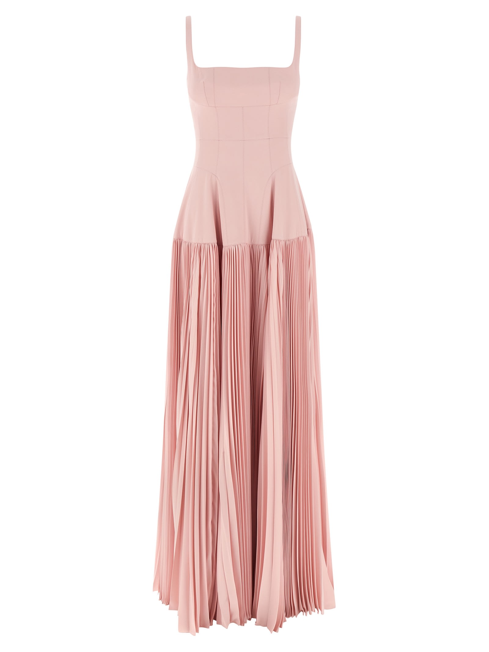 Long Pleated Dress